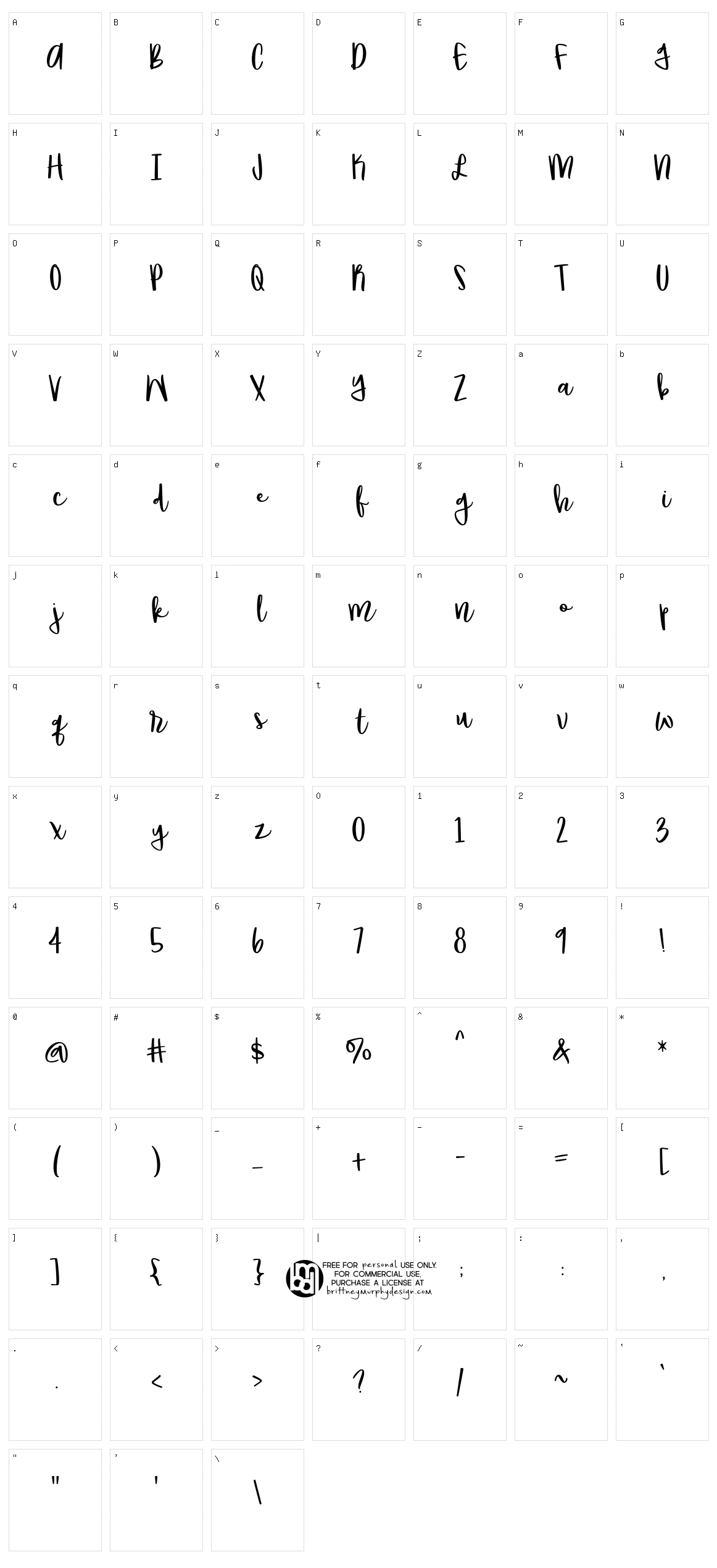 Brandybuck Character Set
