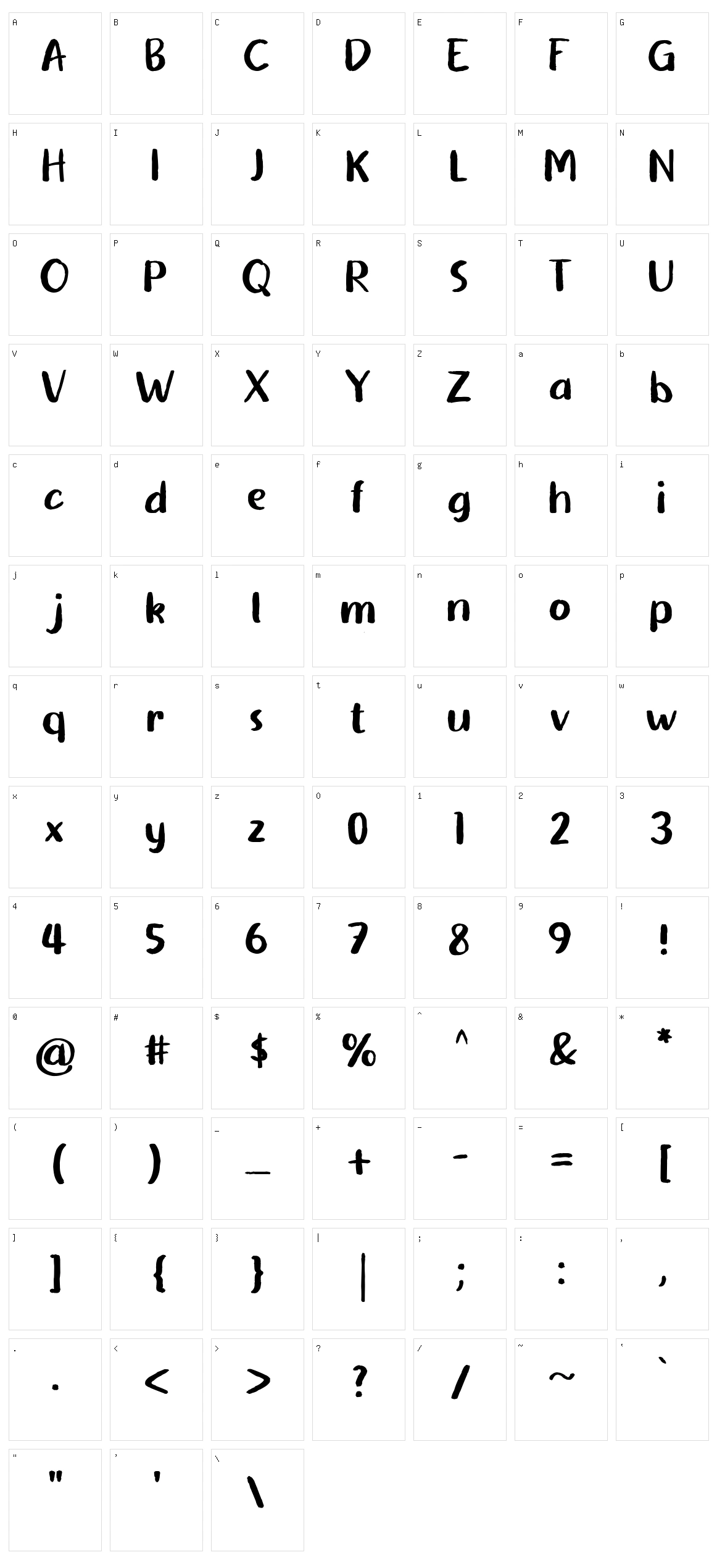 Bread Character Set