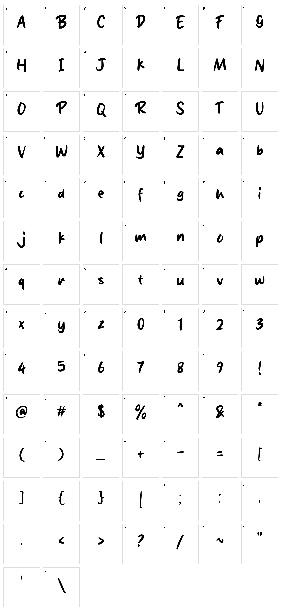 Breaking Character Set