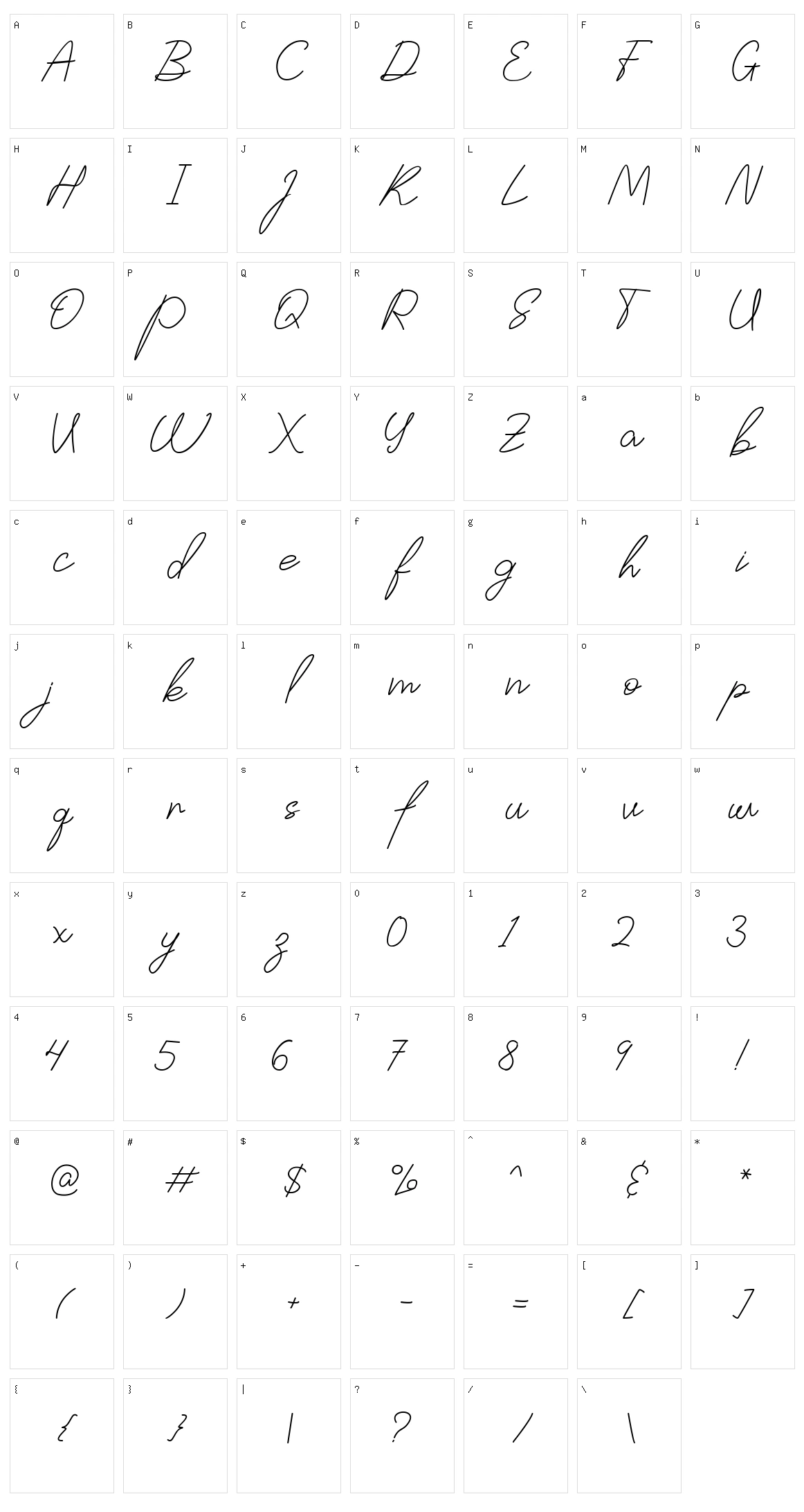 British State Character Set