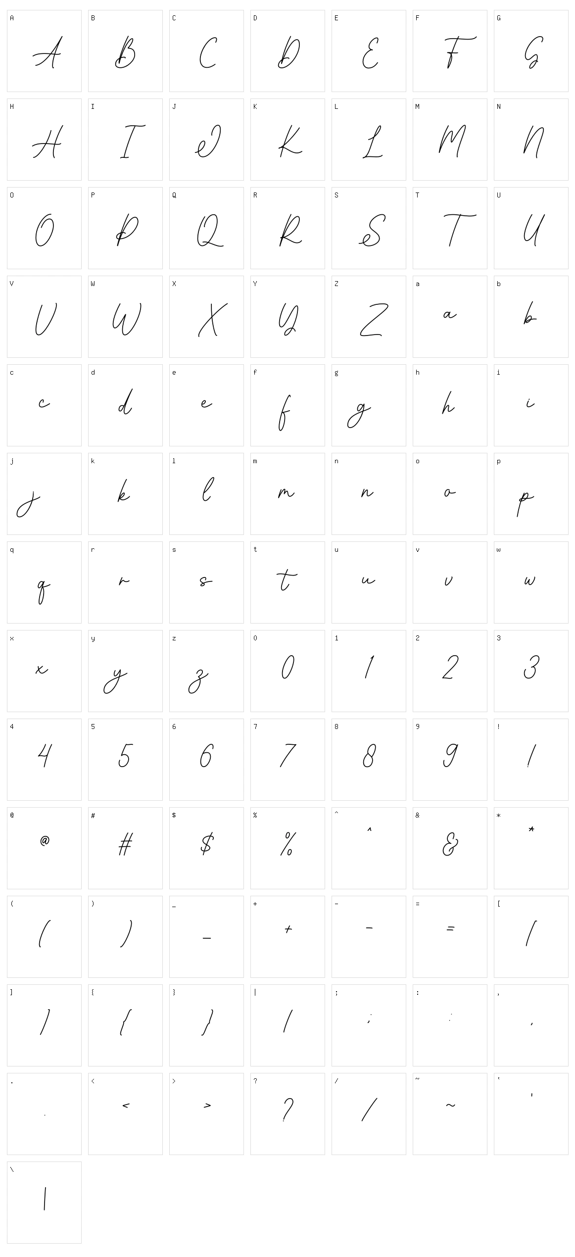 Brittany Character Set
