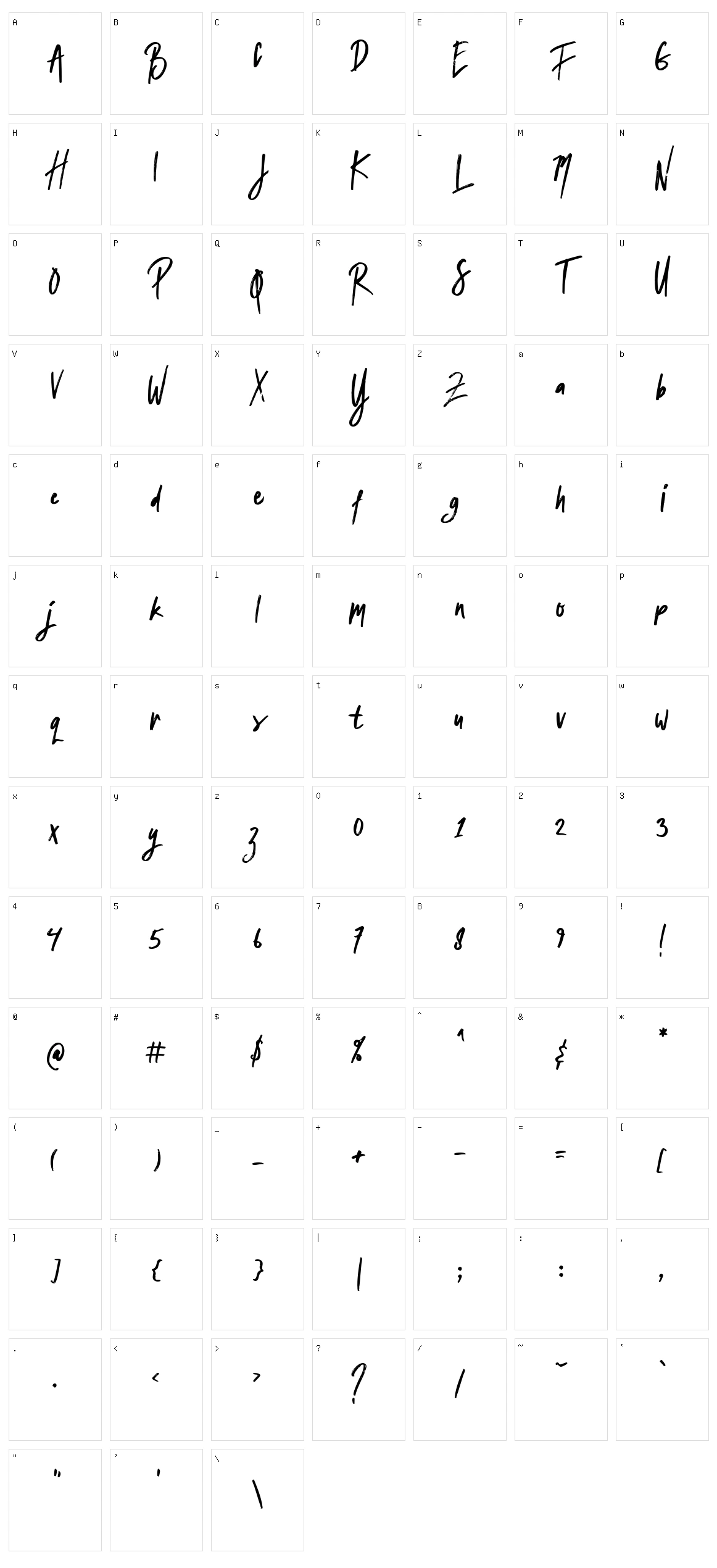 Broken Dark Character Set