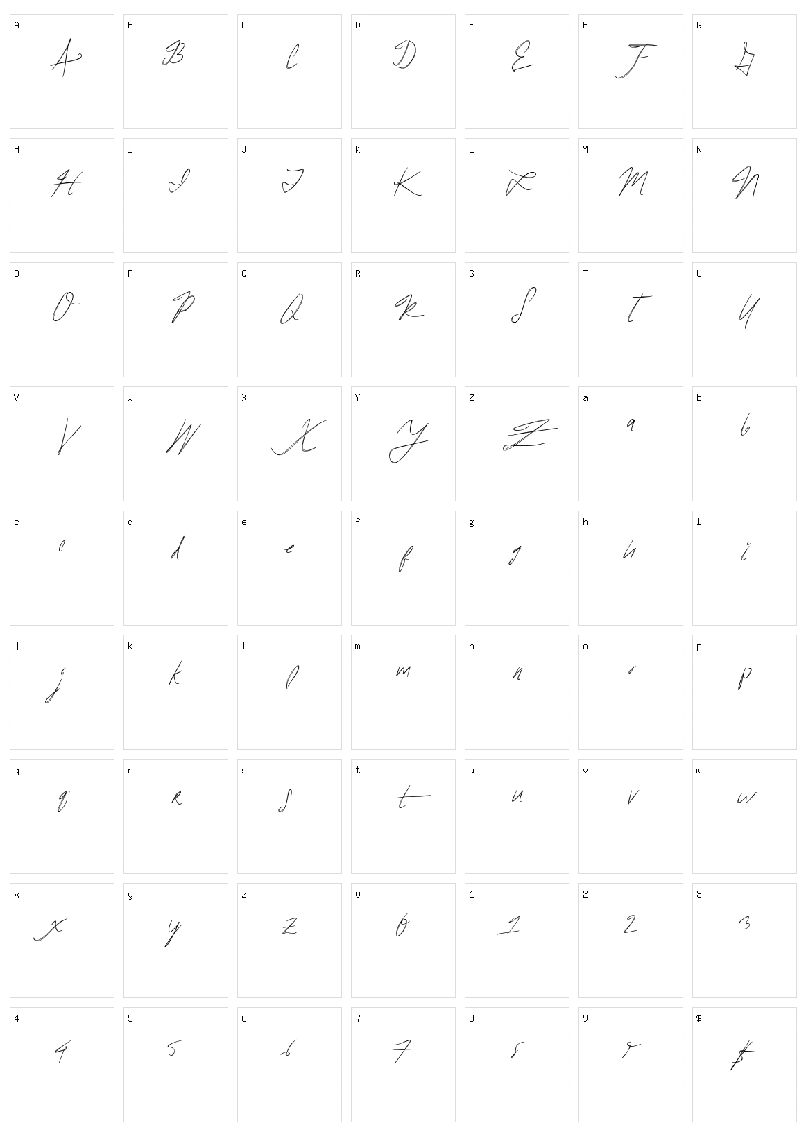 Broken Fixed Character Set