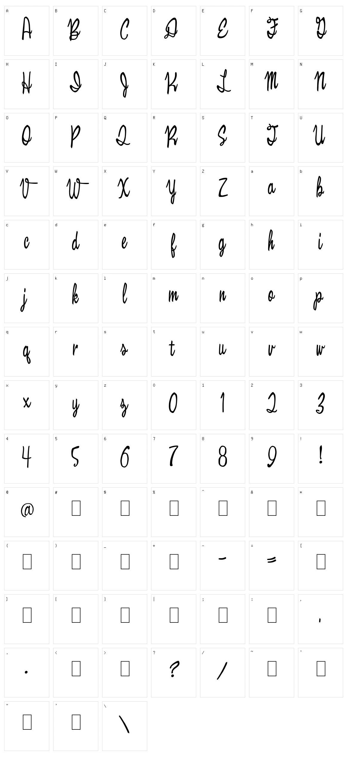 Brown Bag Character Set