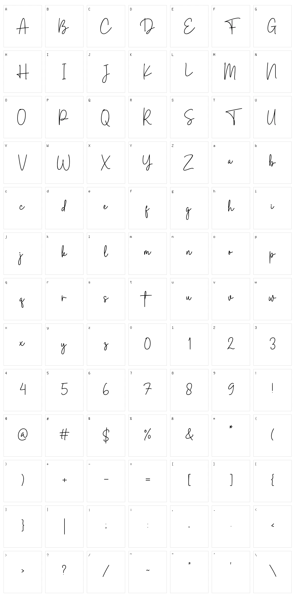 Browny Cakes Signature Character Set