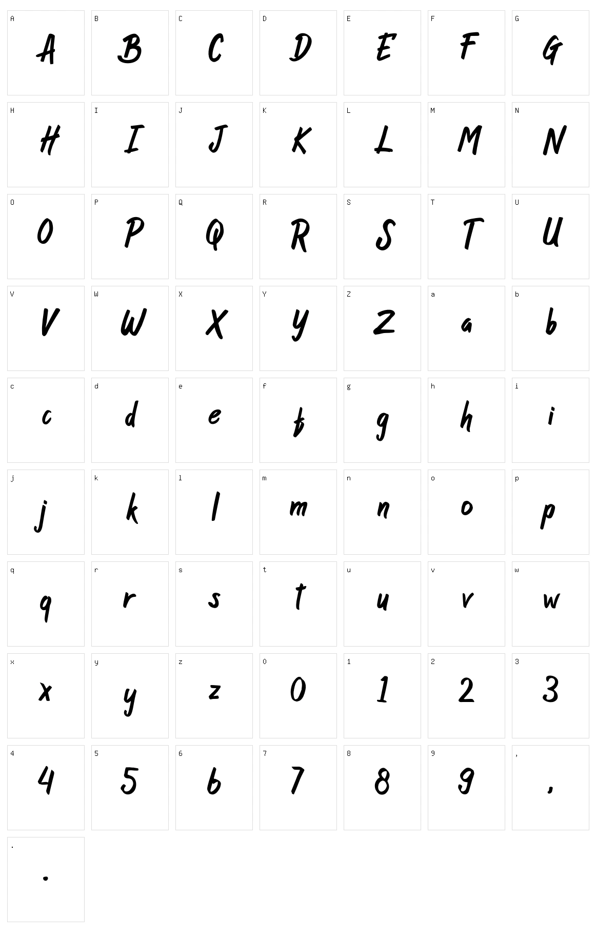 Butter Pineapple Character Set