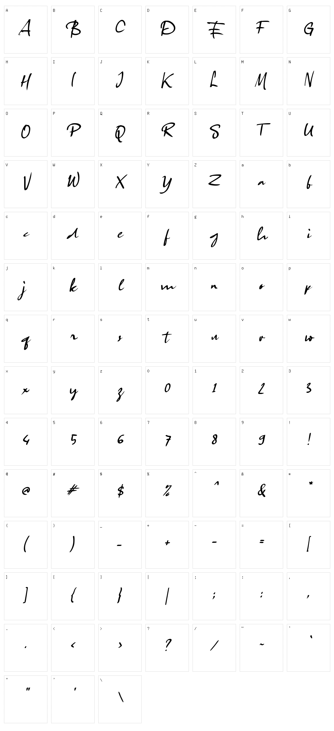 c Citarasa Character Set