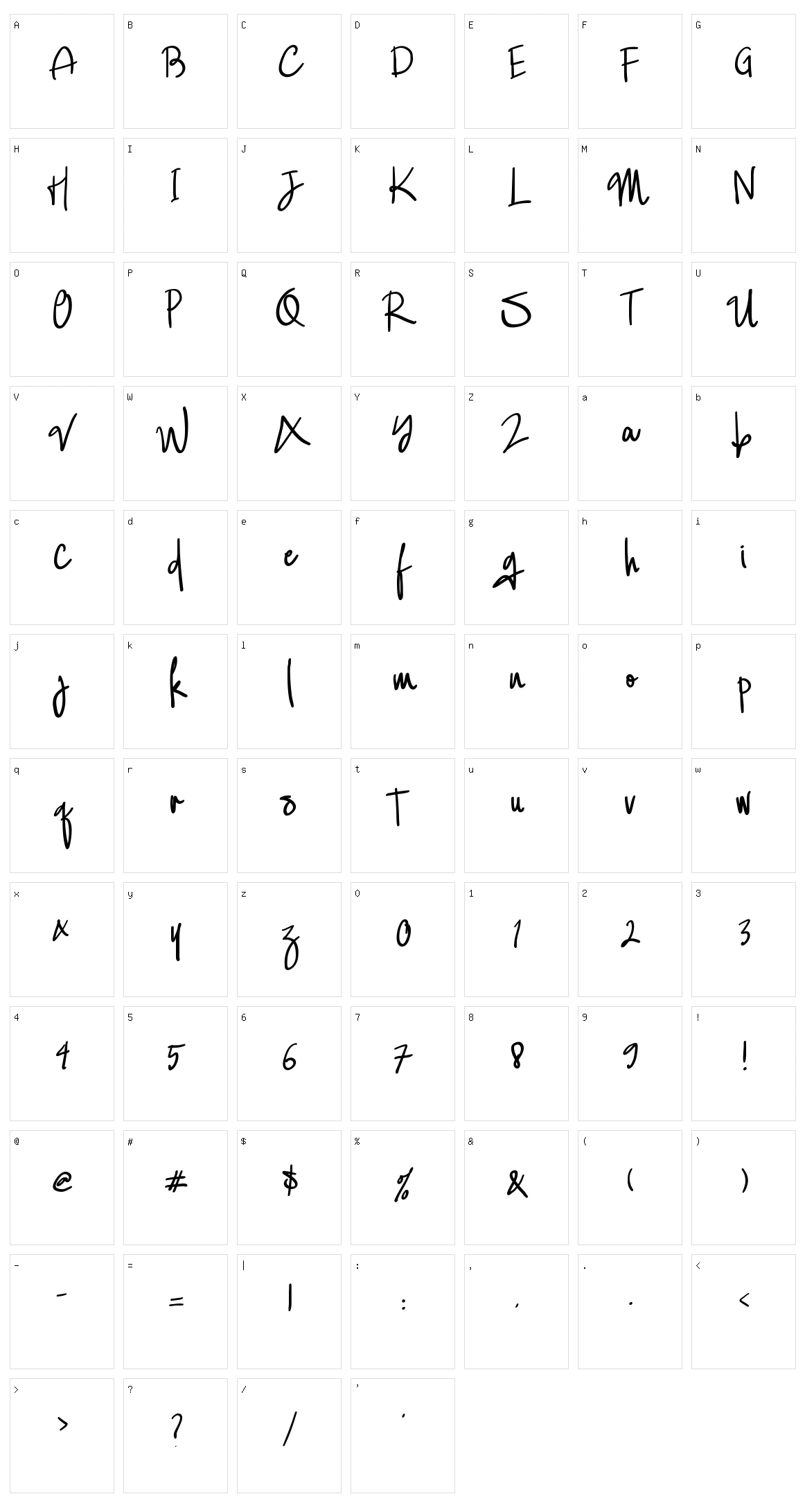 Callista Ollander Character Set