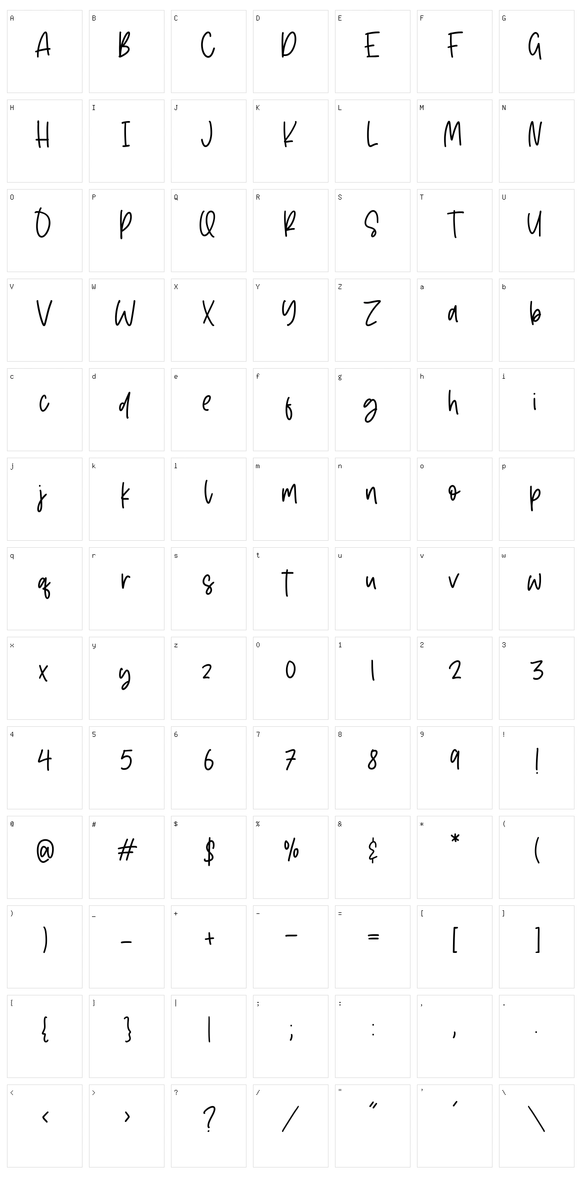 Camelleon Character Set