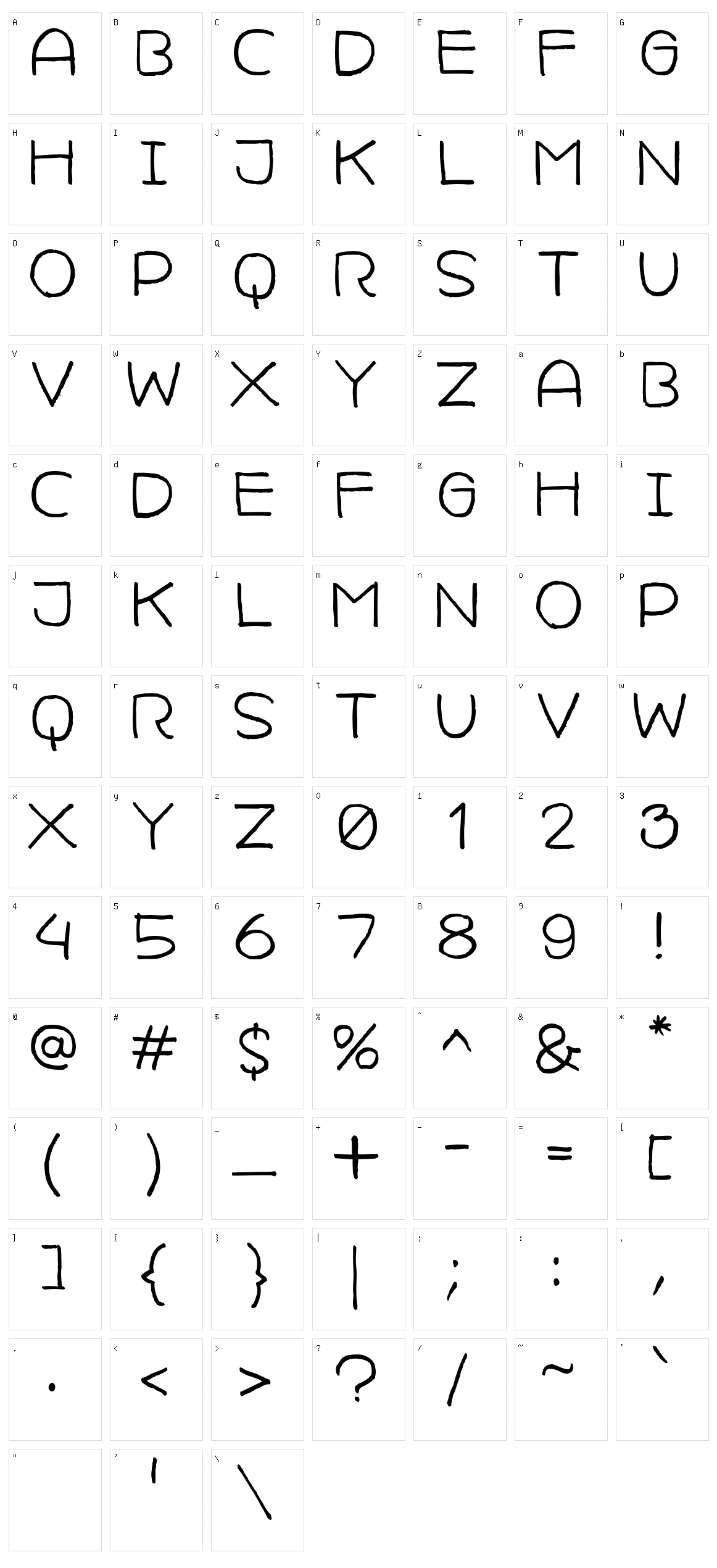 Camille Javal Character Set