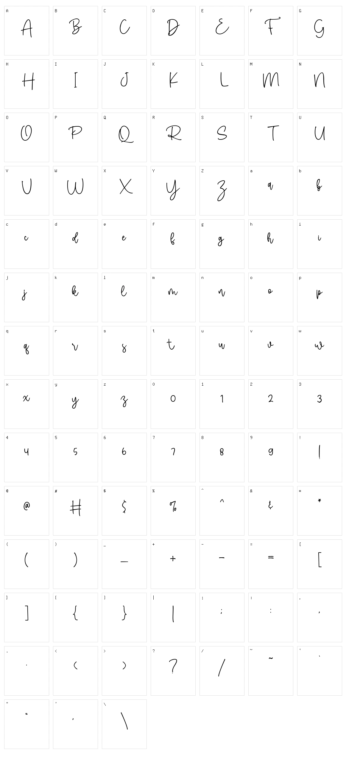 Campbell Character Set