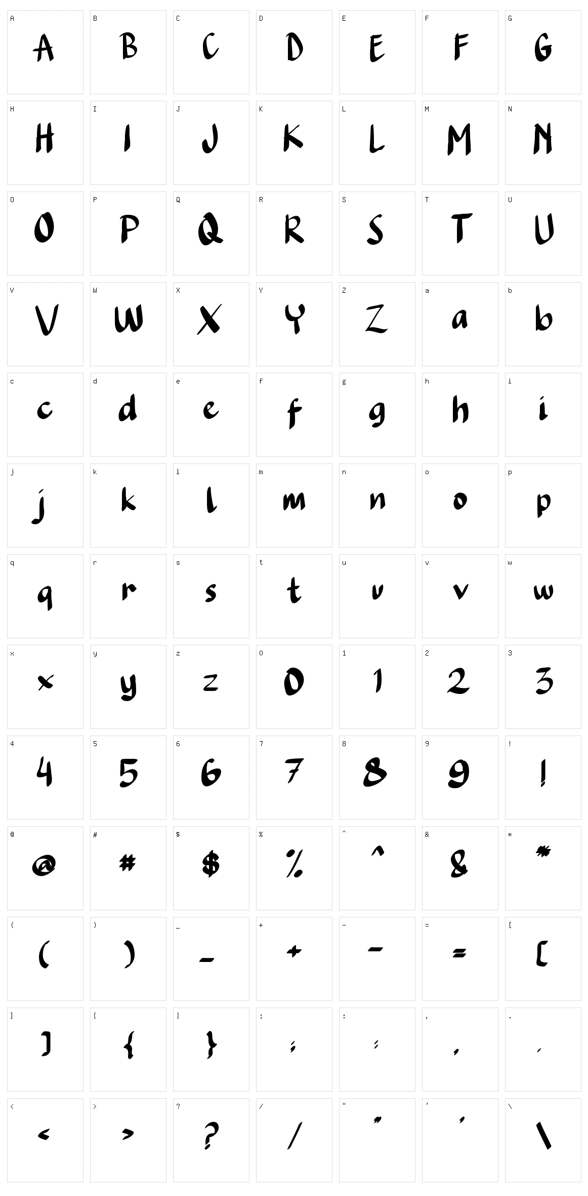 Camping Plan Character Set