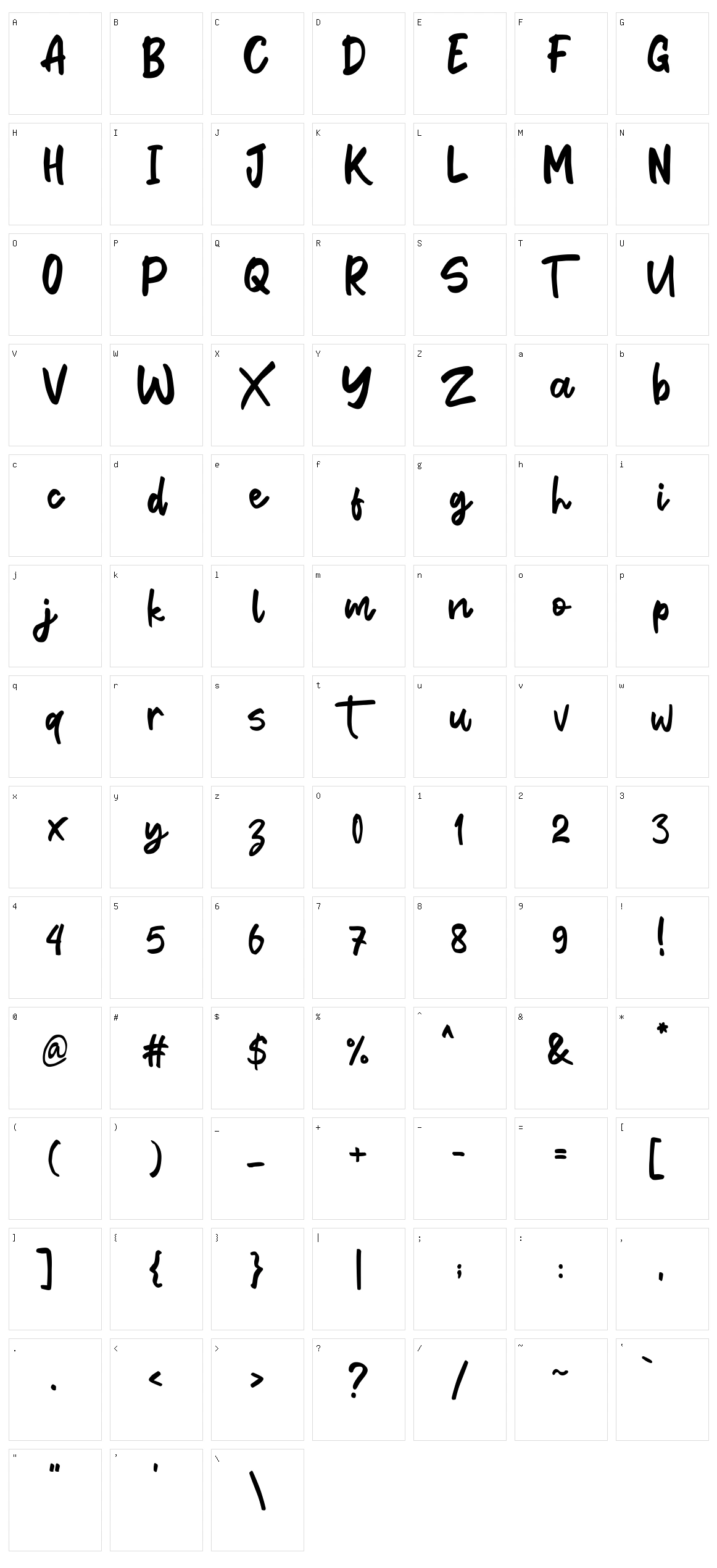 Campus Character Set