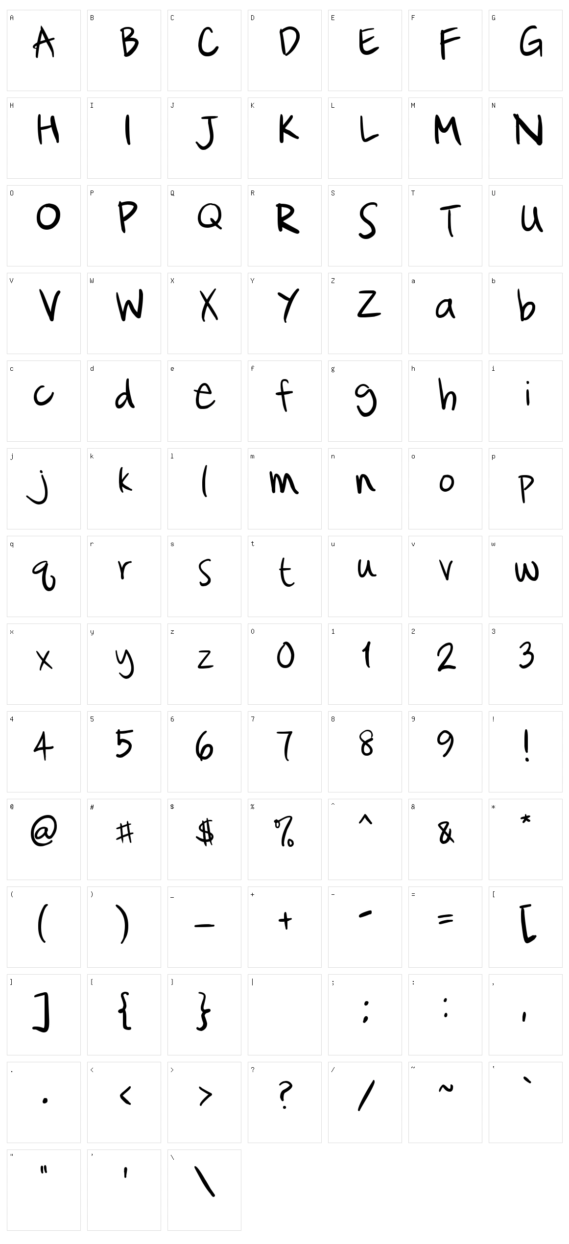 Cataclysmic Character Set