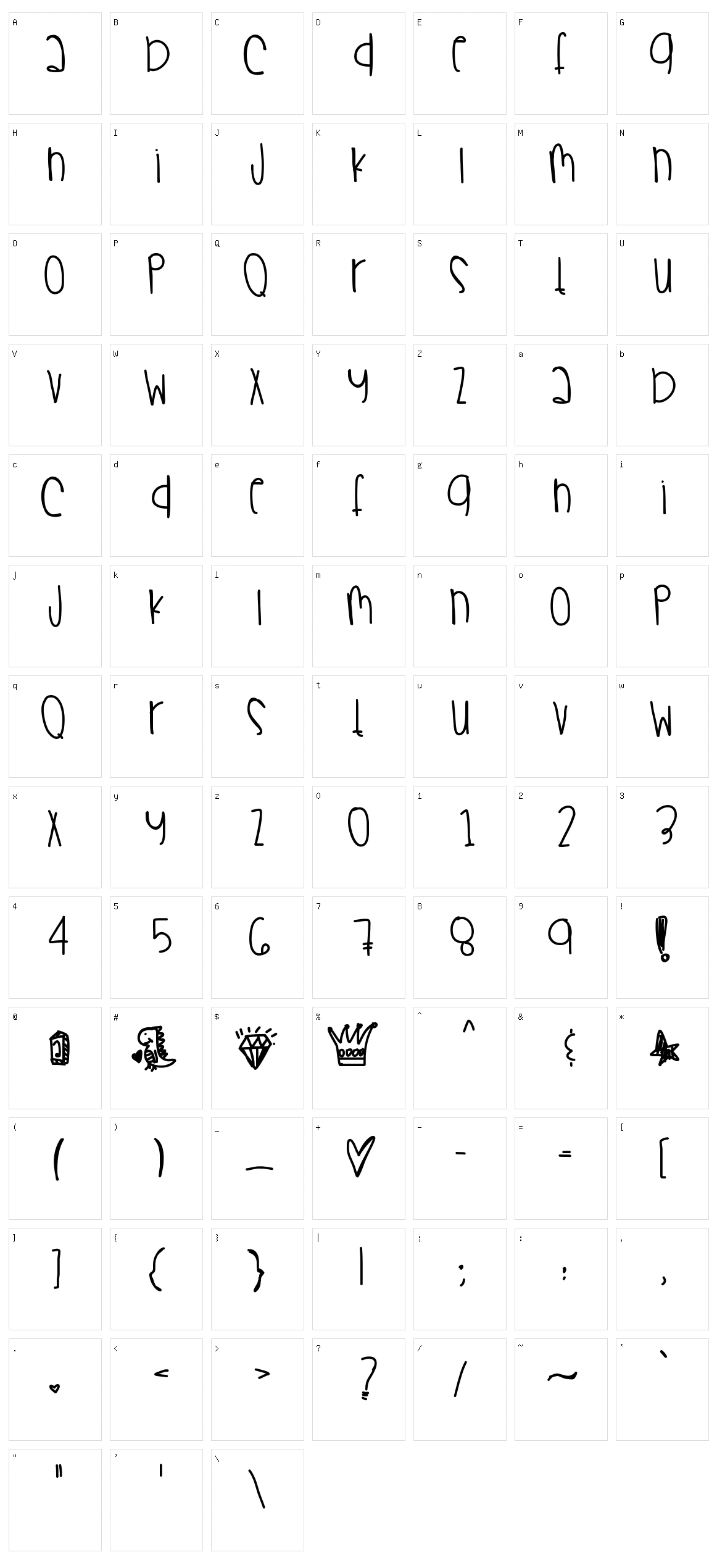 Champagne Sippin Character Set