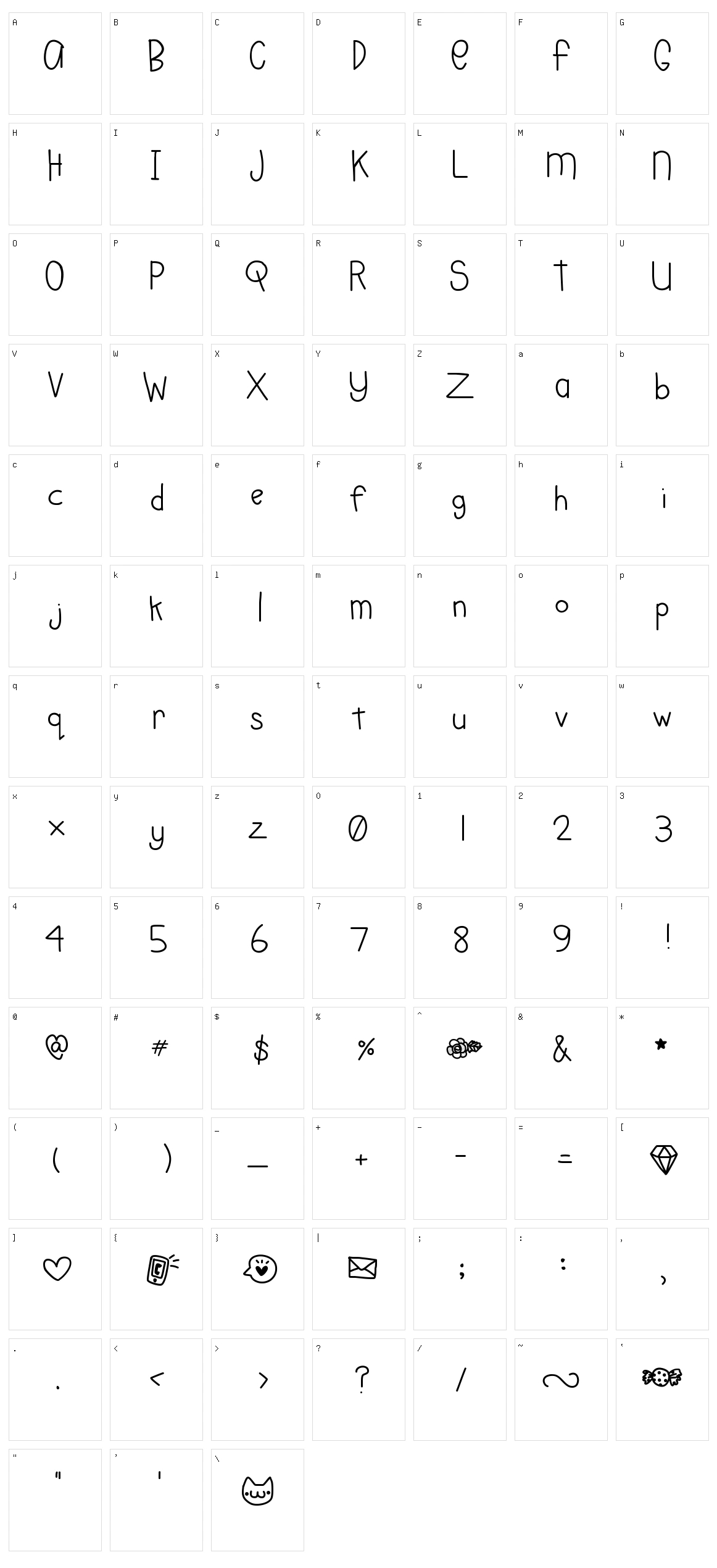 Charlee Doodles Character Set