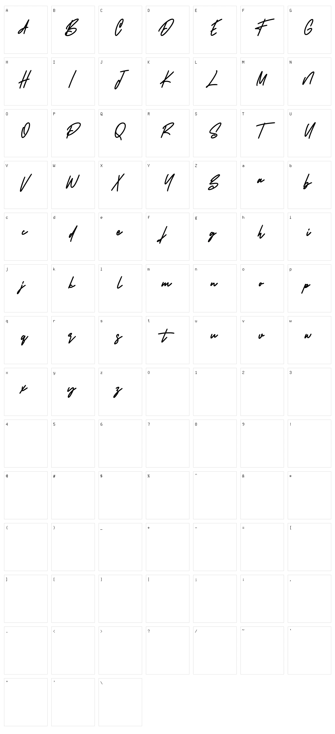 Charoeys Character Set