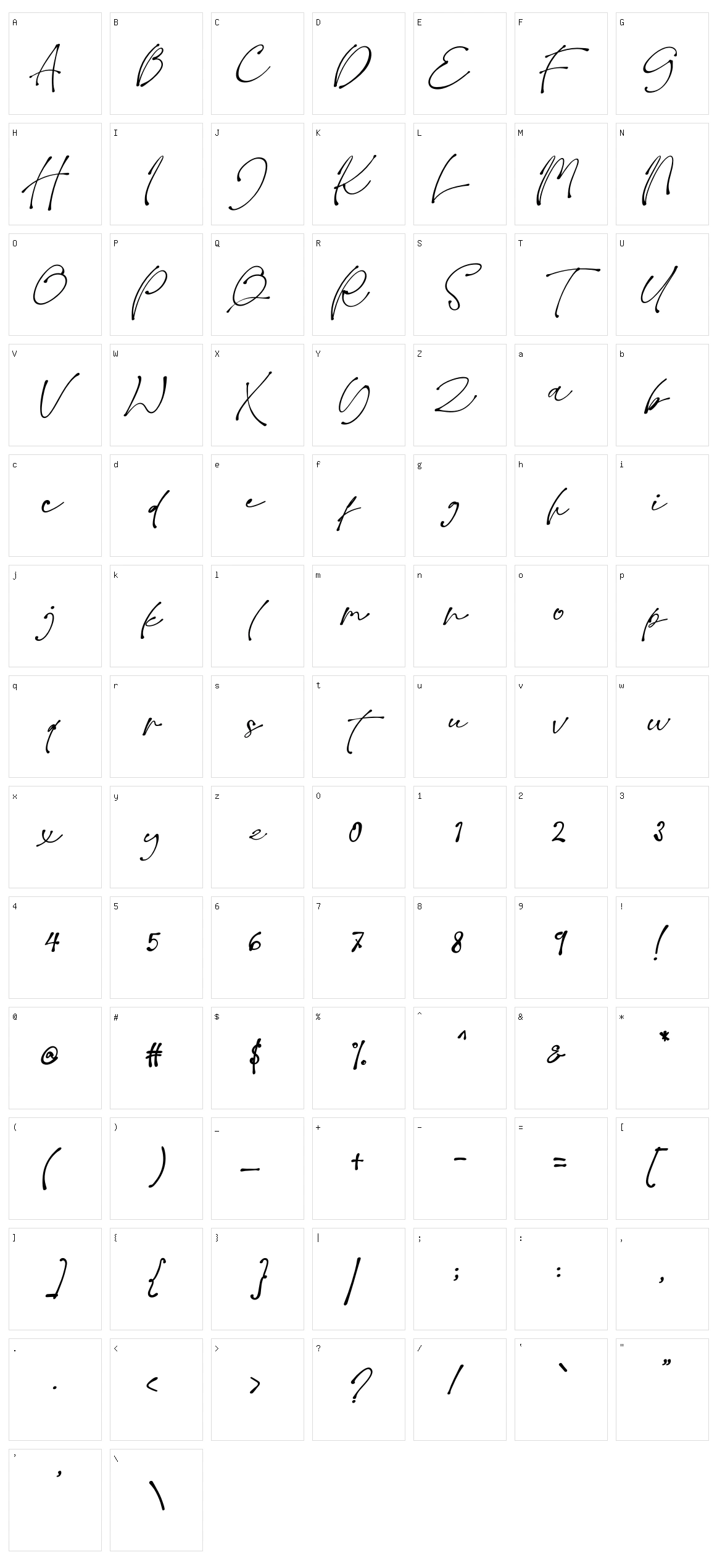 Checkpoint Character Set