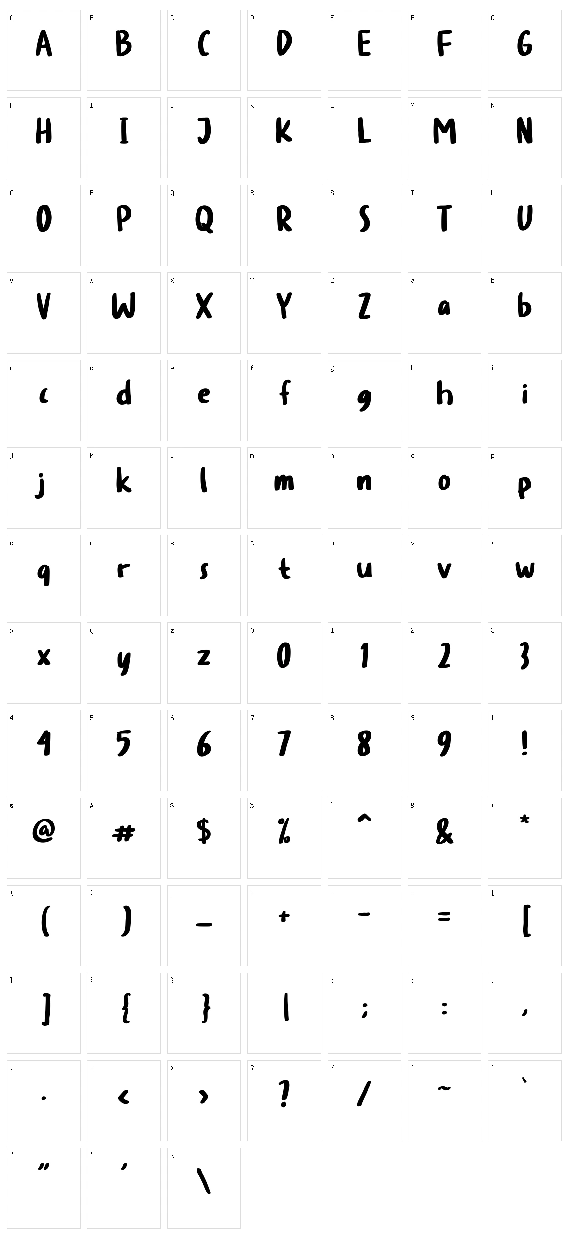 Cheerful Morning Character Set