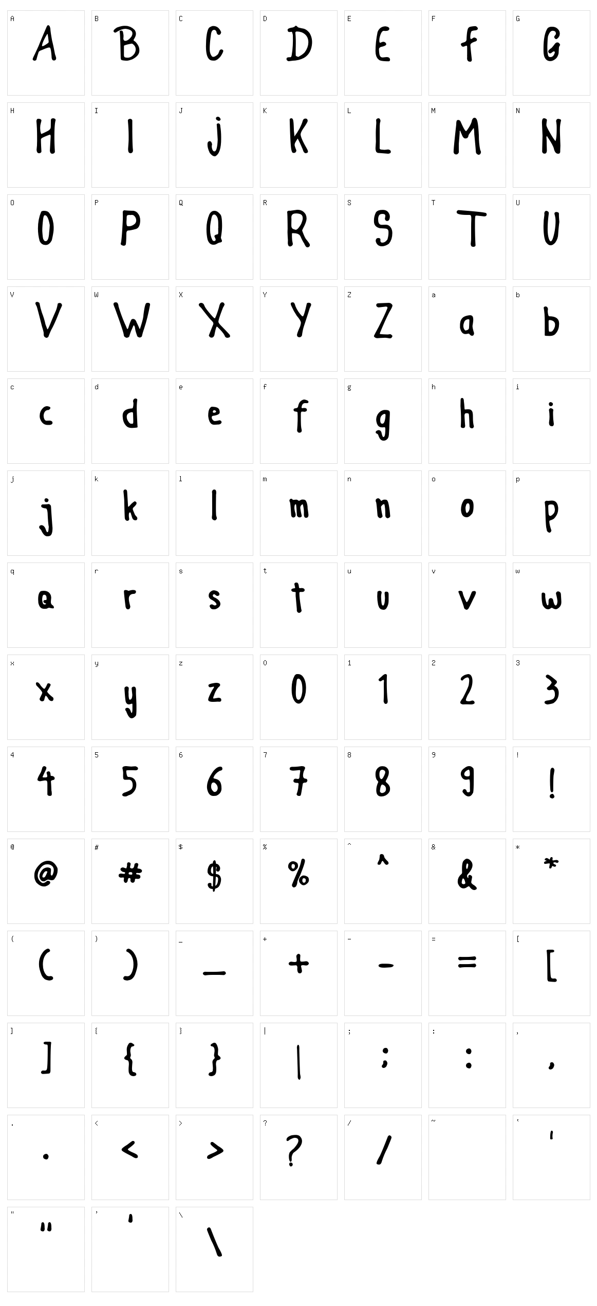 Child Emperor Character Set