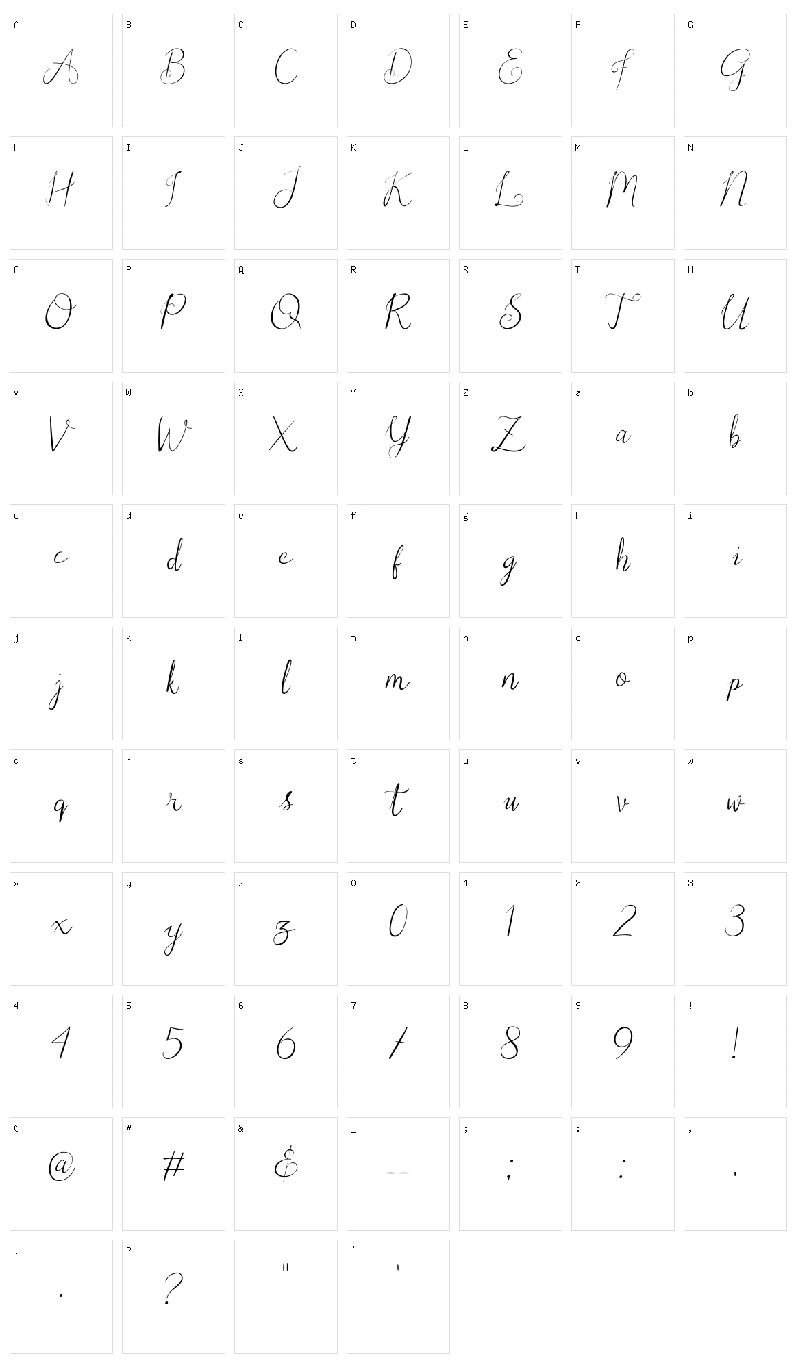 Christopher Lynn Character Set