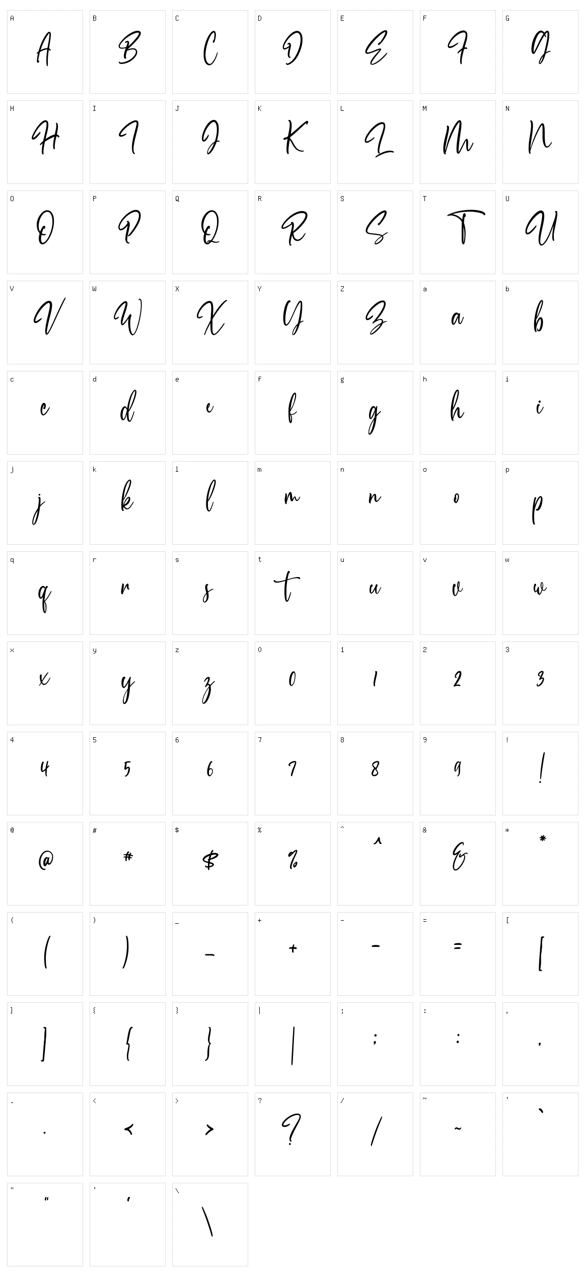 Chronicle Character Set