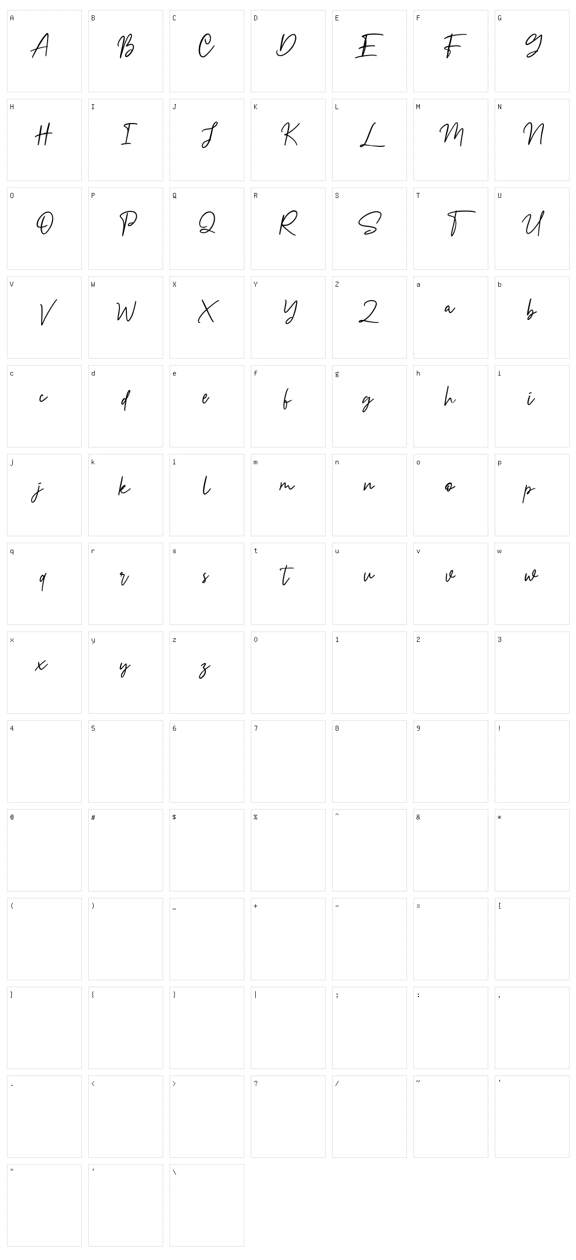 Chucklots Character Set