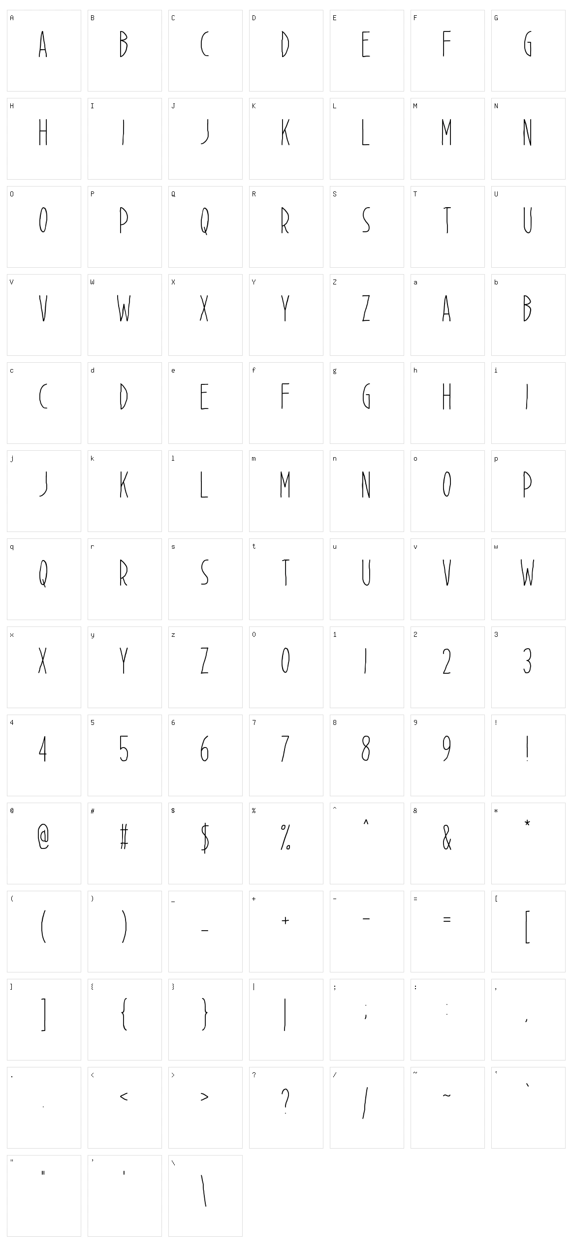 Cisgender Character Set
