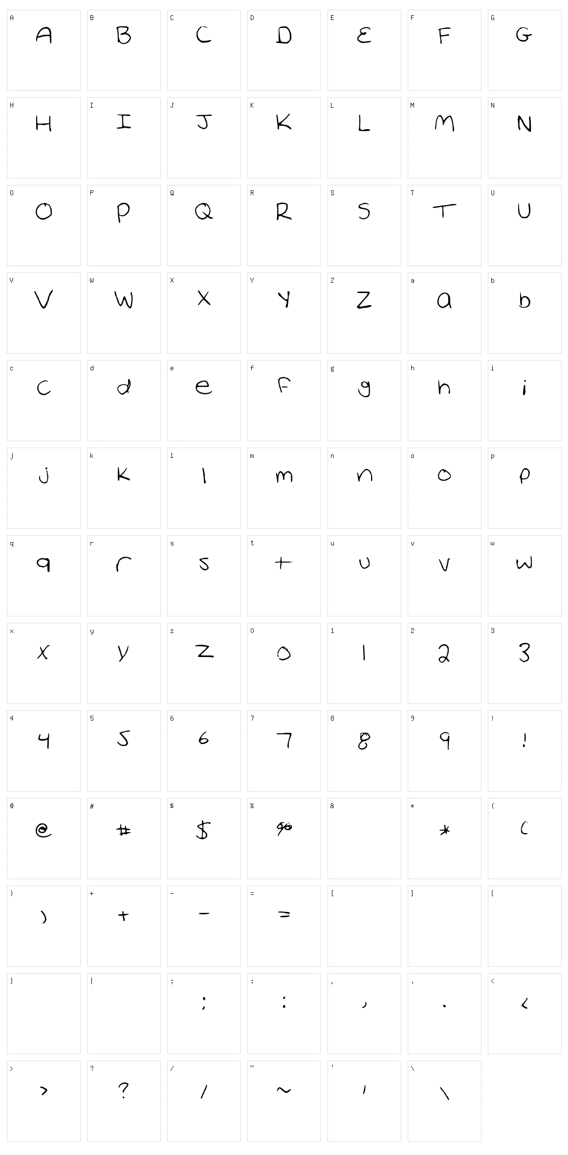 CMC Character Set