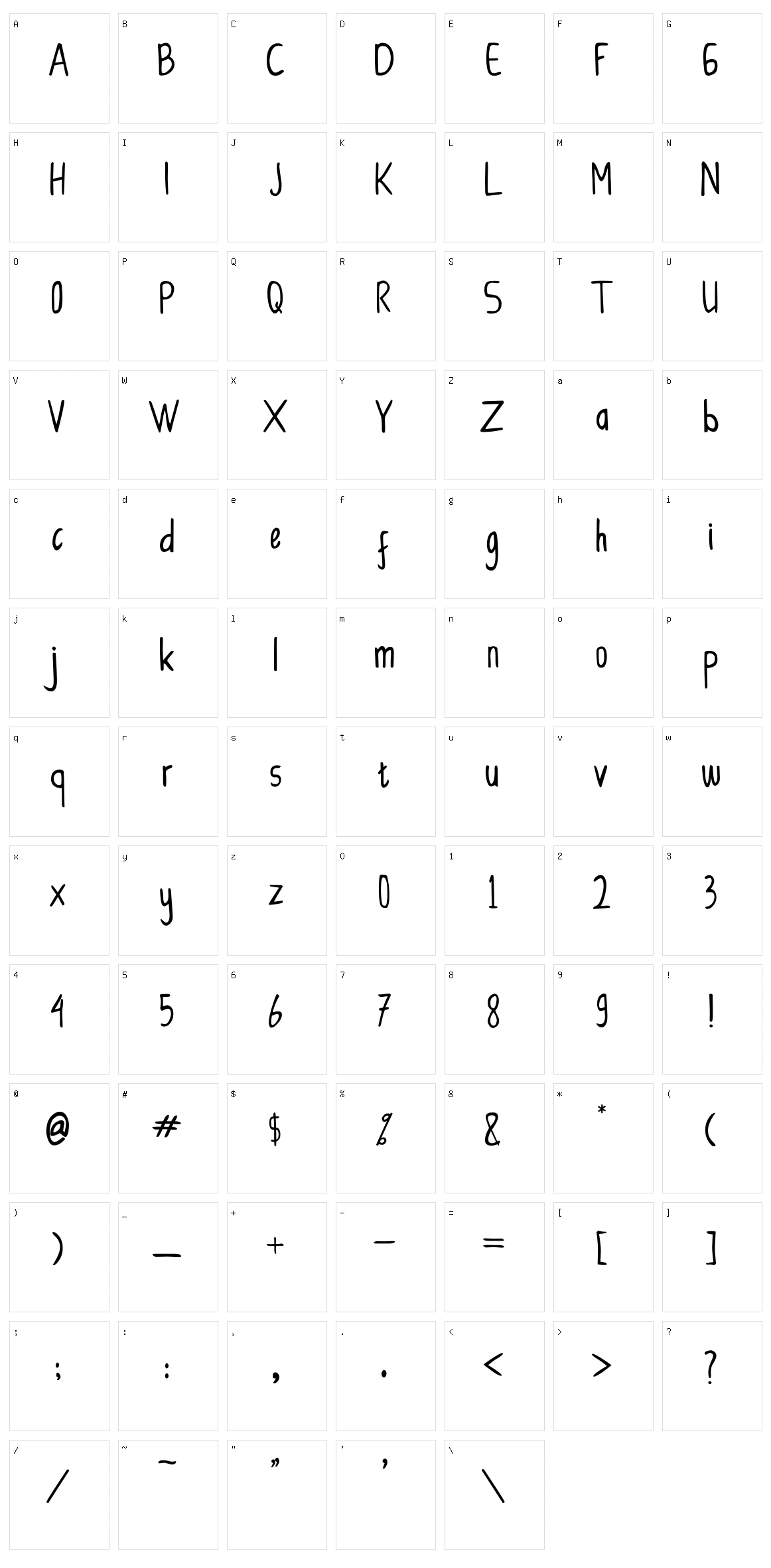 Collbest Character Set