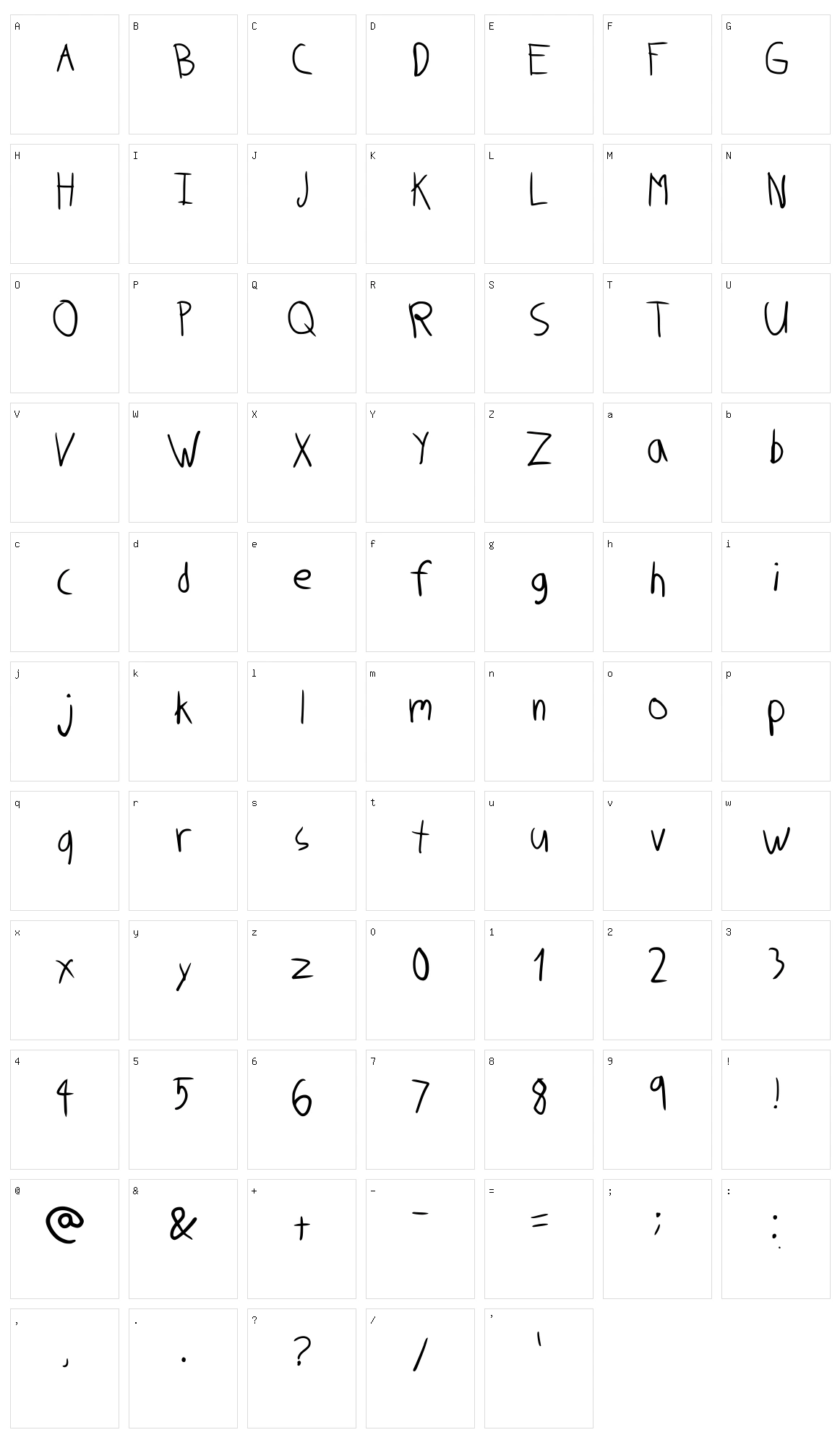 Comical Power Character Set