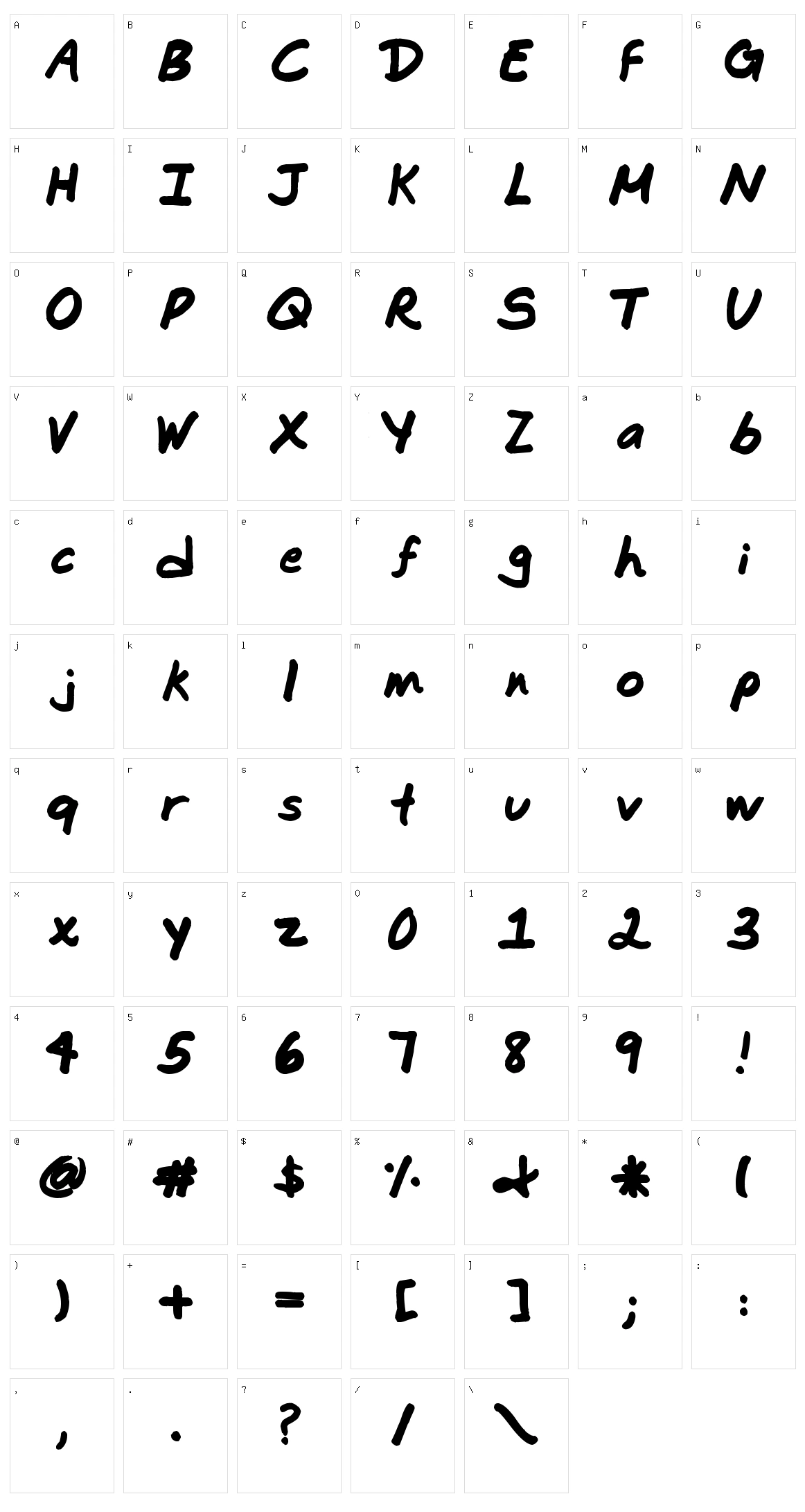 Commotion Business Character Set