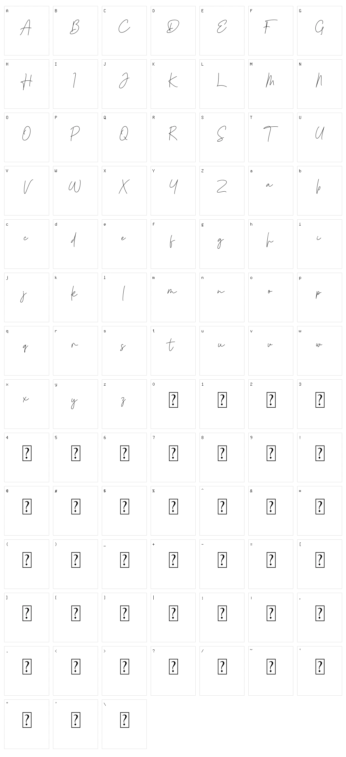 Conflate Character Set