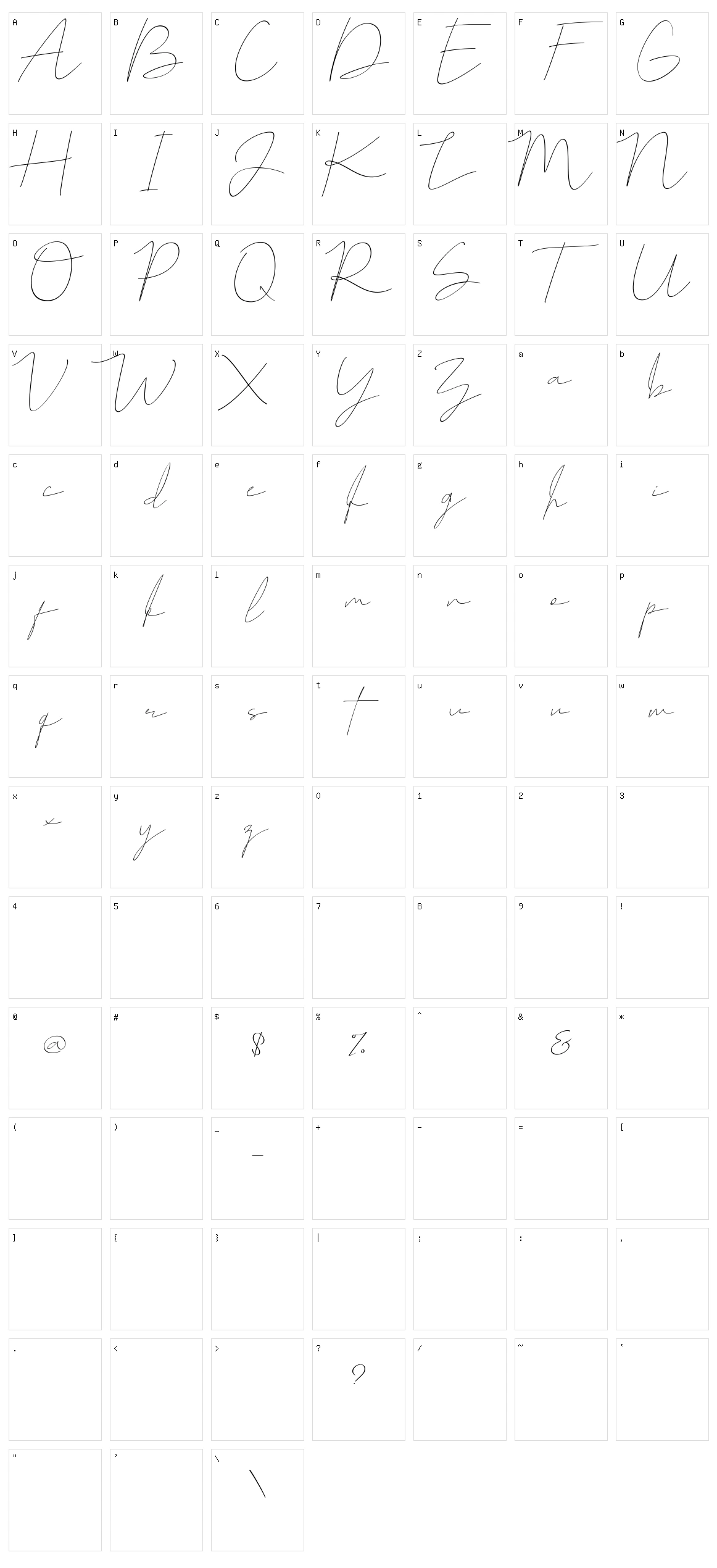 Corleone Character Set