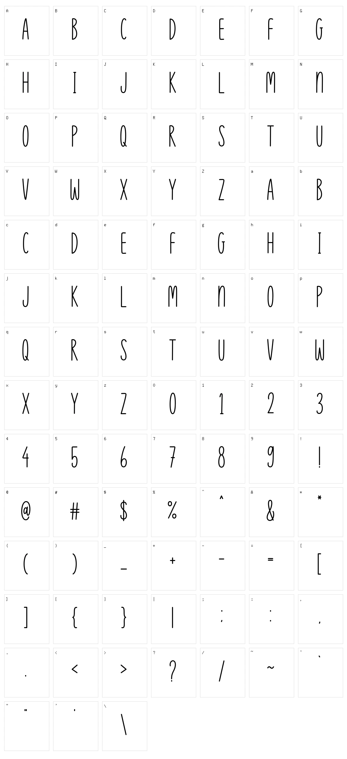 Cream Peach Character Set