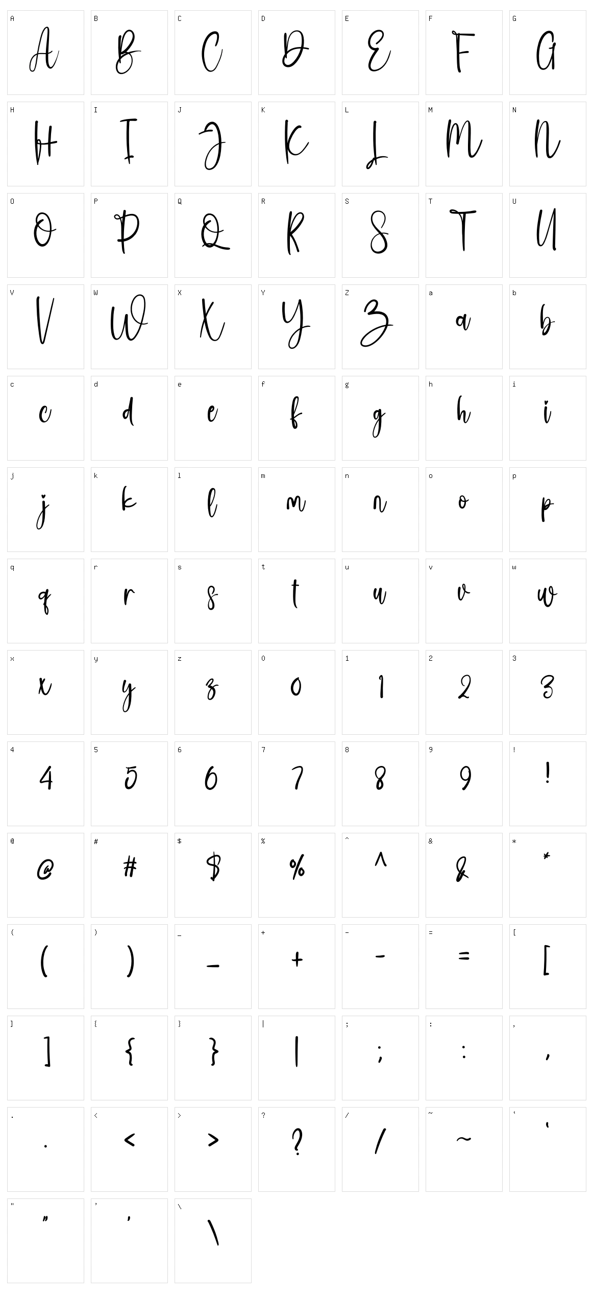 Creative Writing Character Set