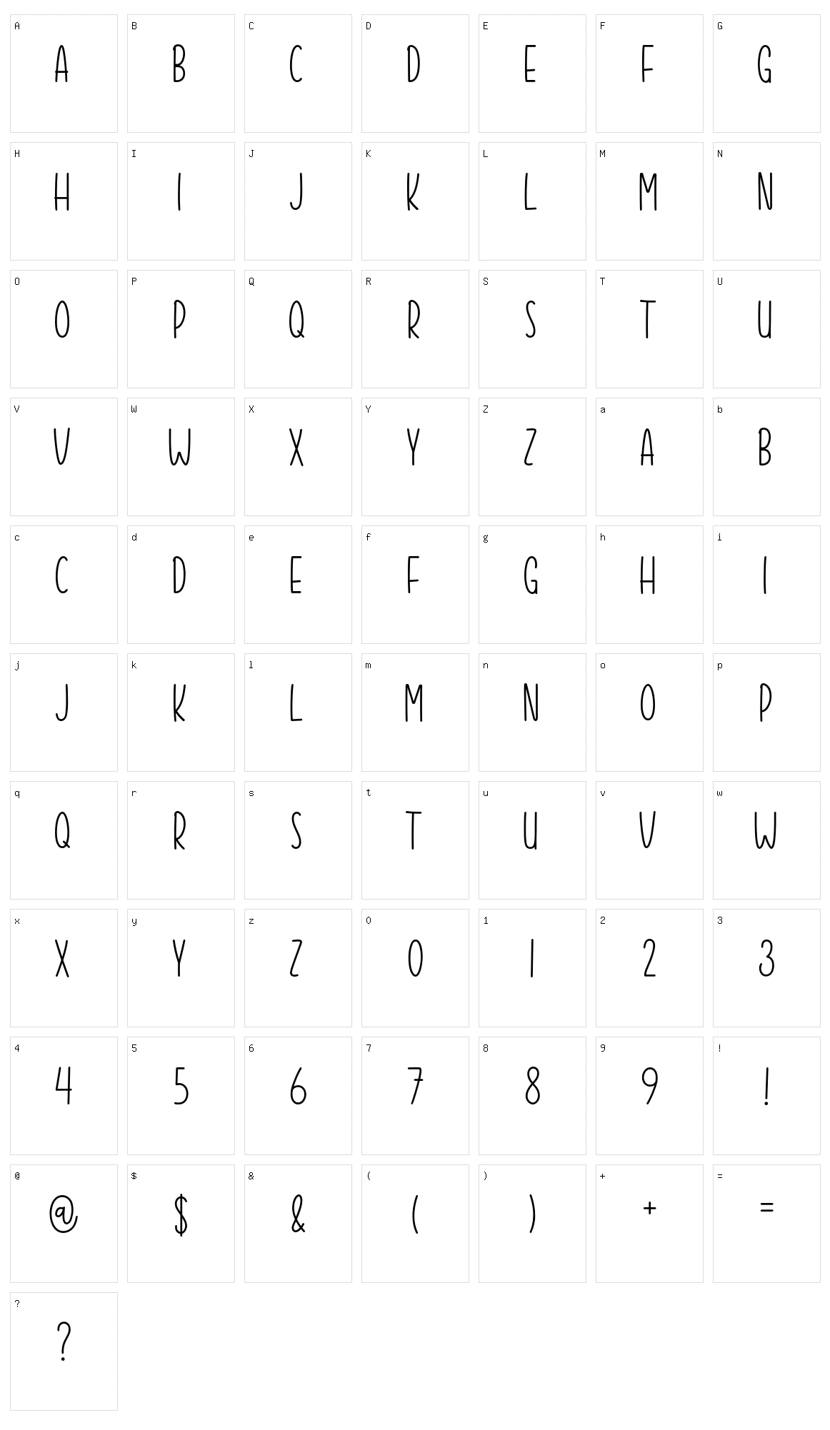 Creativity Character Set