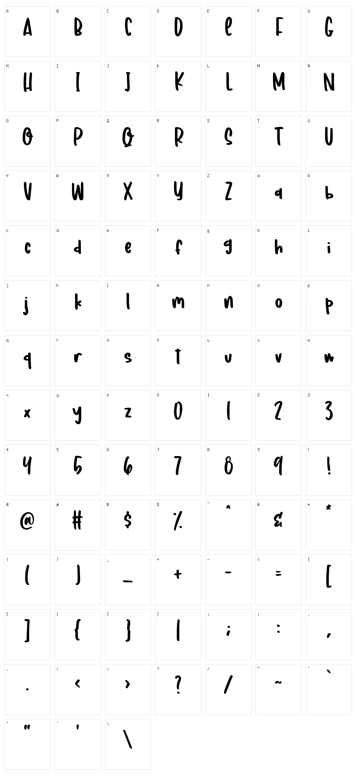 Crispy Corn Character Set