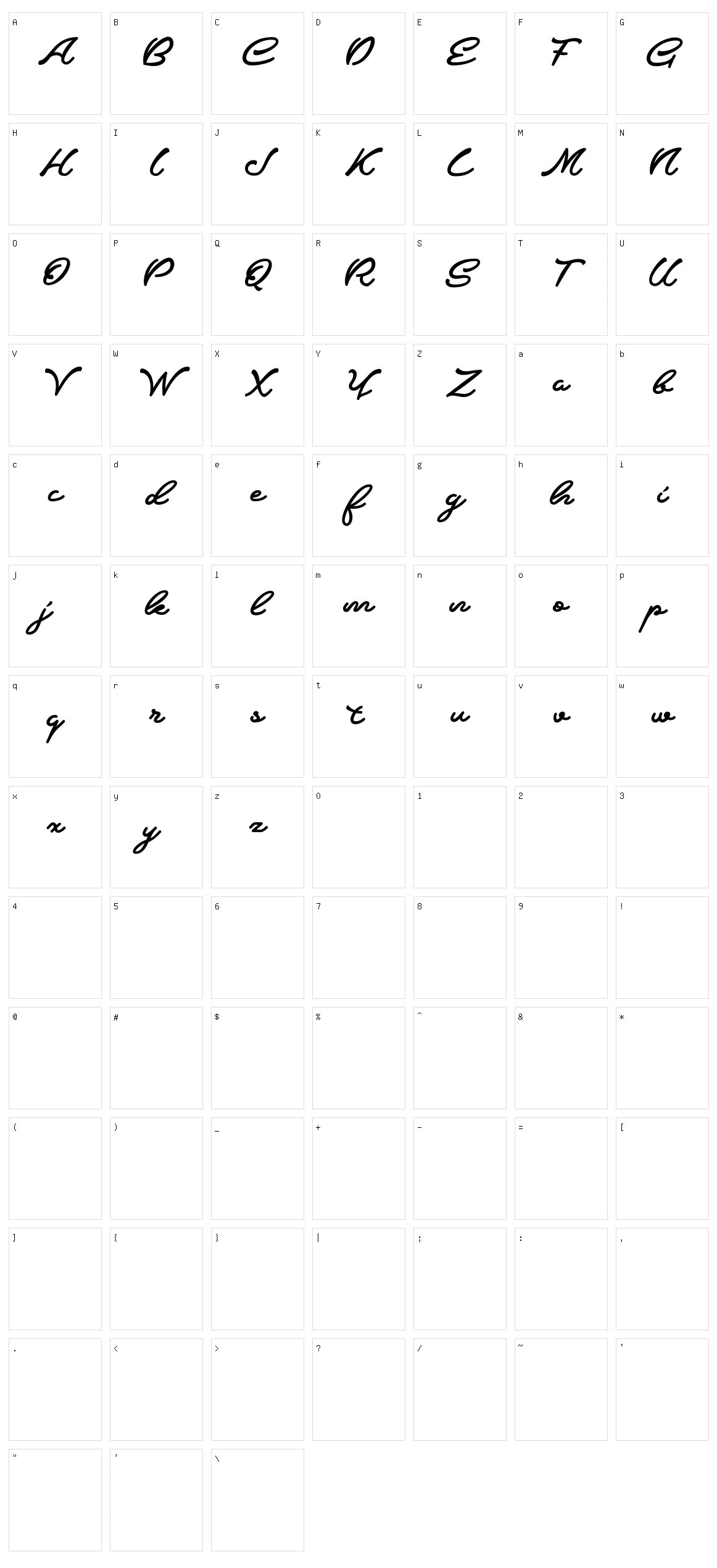 Crumble Character Set