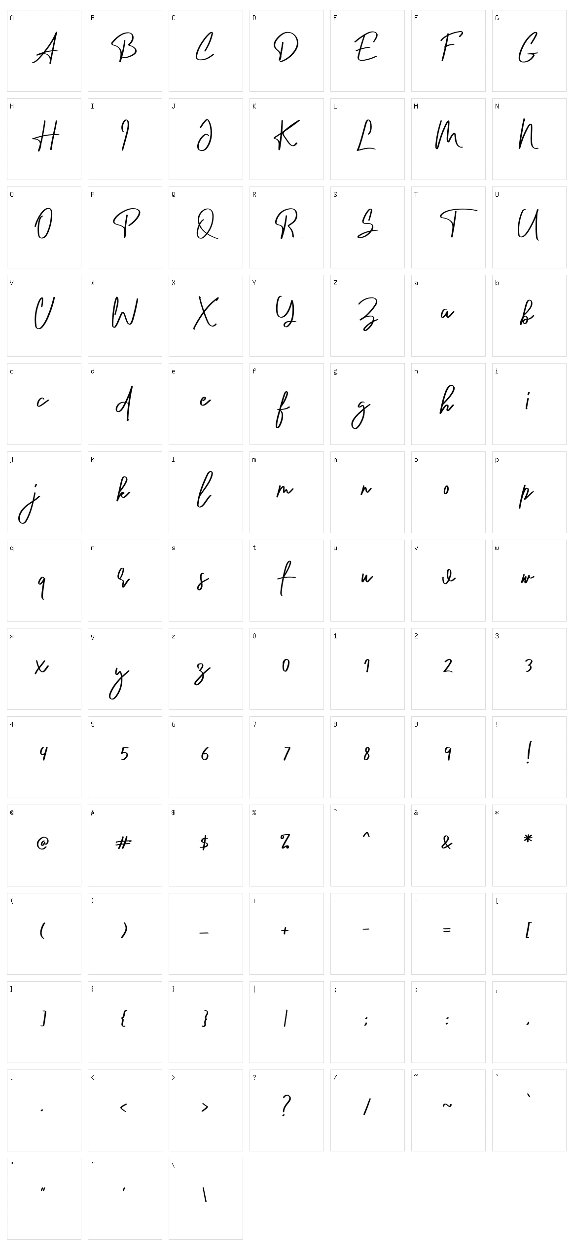 Curly Millie Character Set