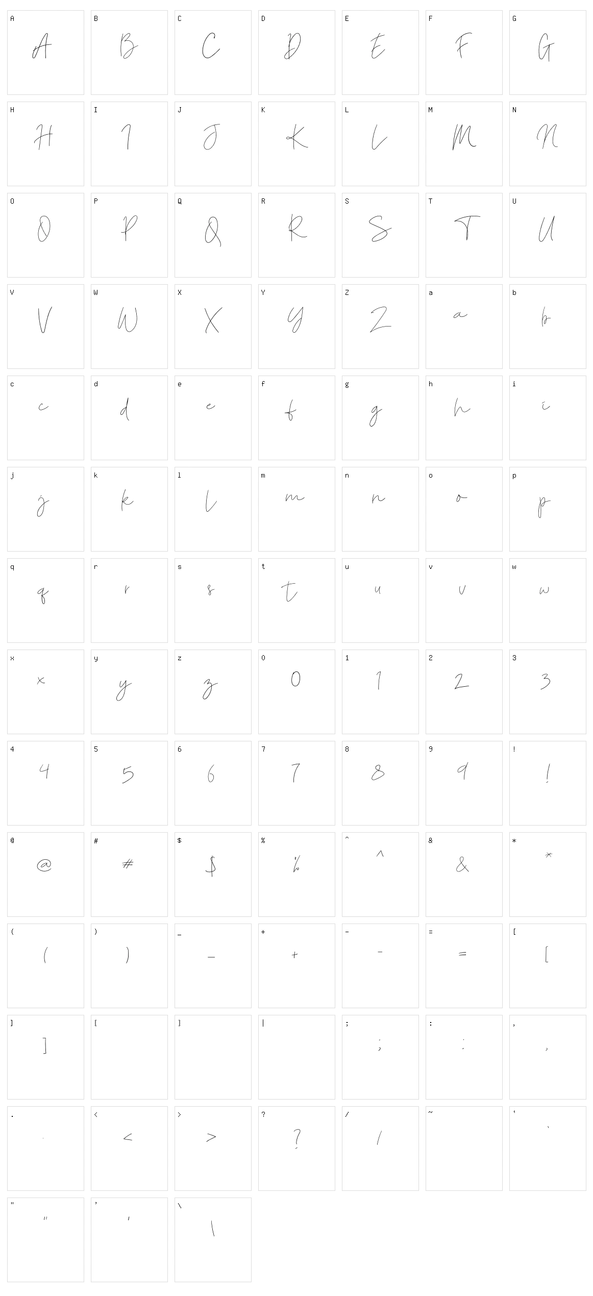 Des Rosesa Character Set