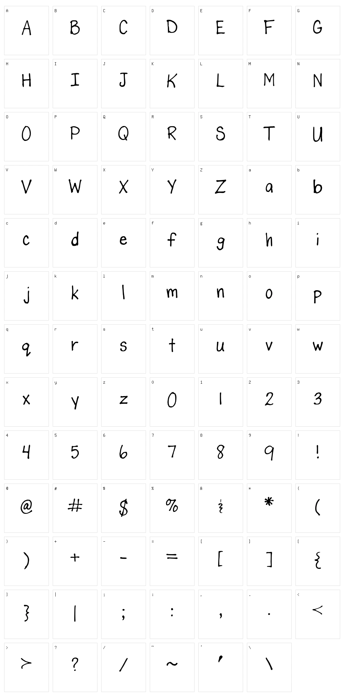 DespainGang Karmelle 37 Character Set