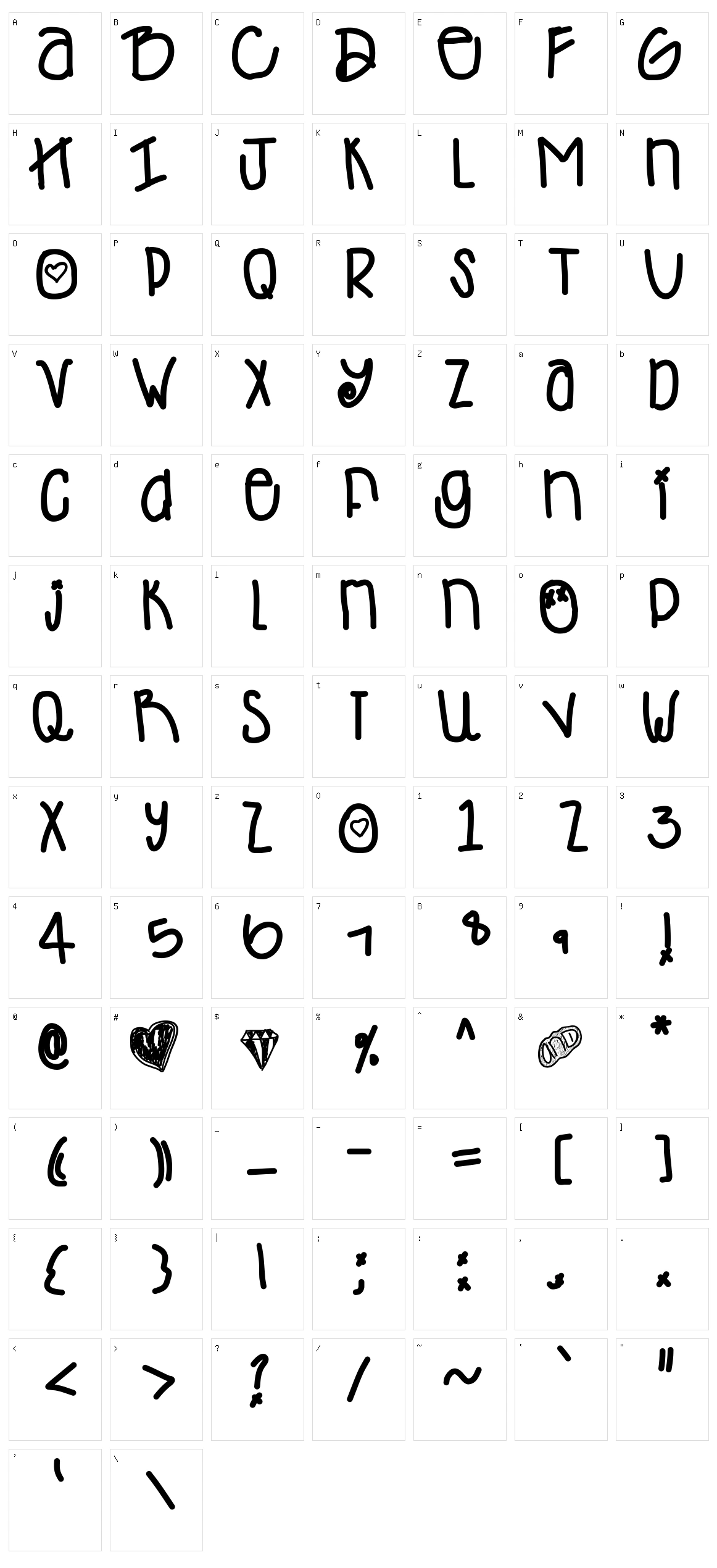 Desy Mini Cakes Character Set