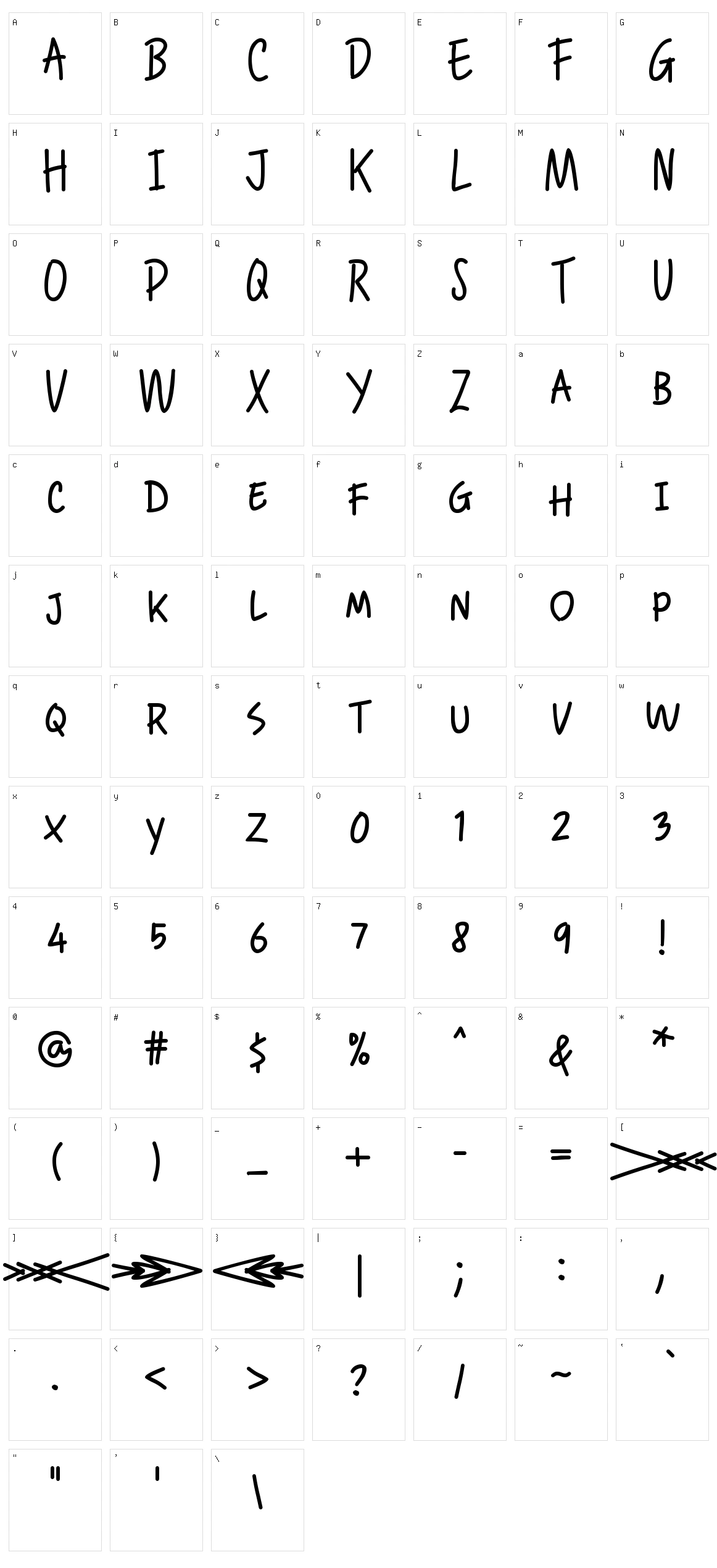 Dialoegue Character Set