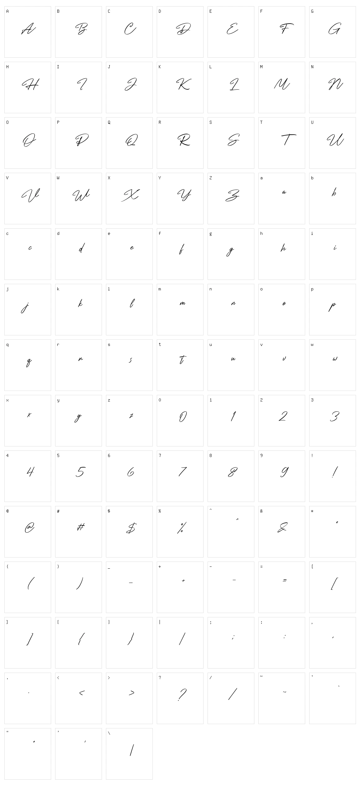 Discreates Character Set
