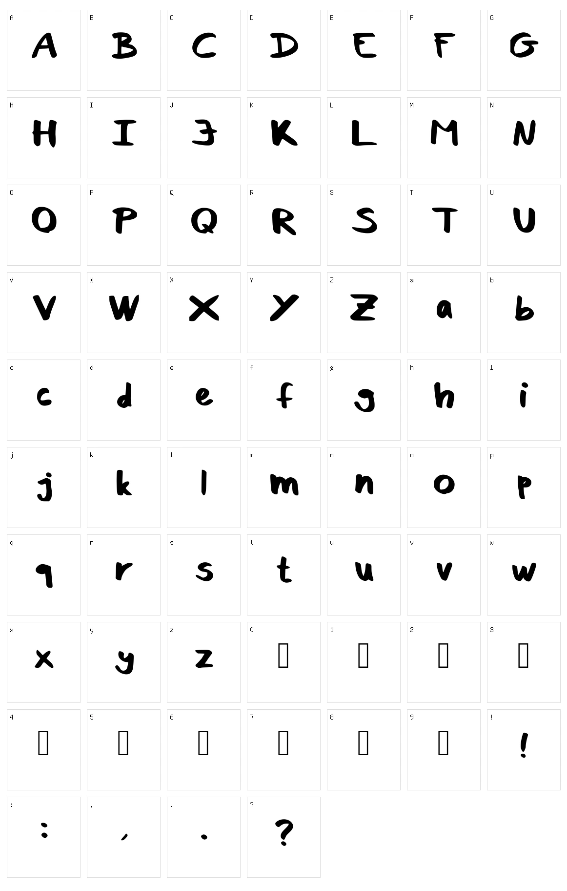 Dobson Character Set