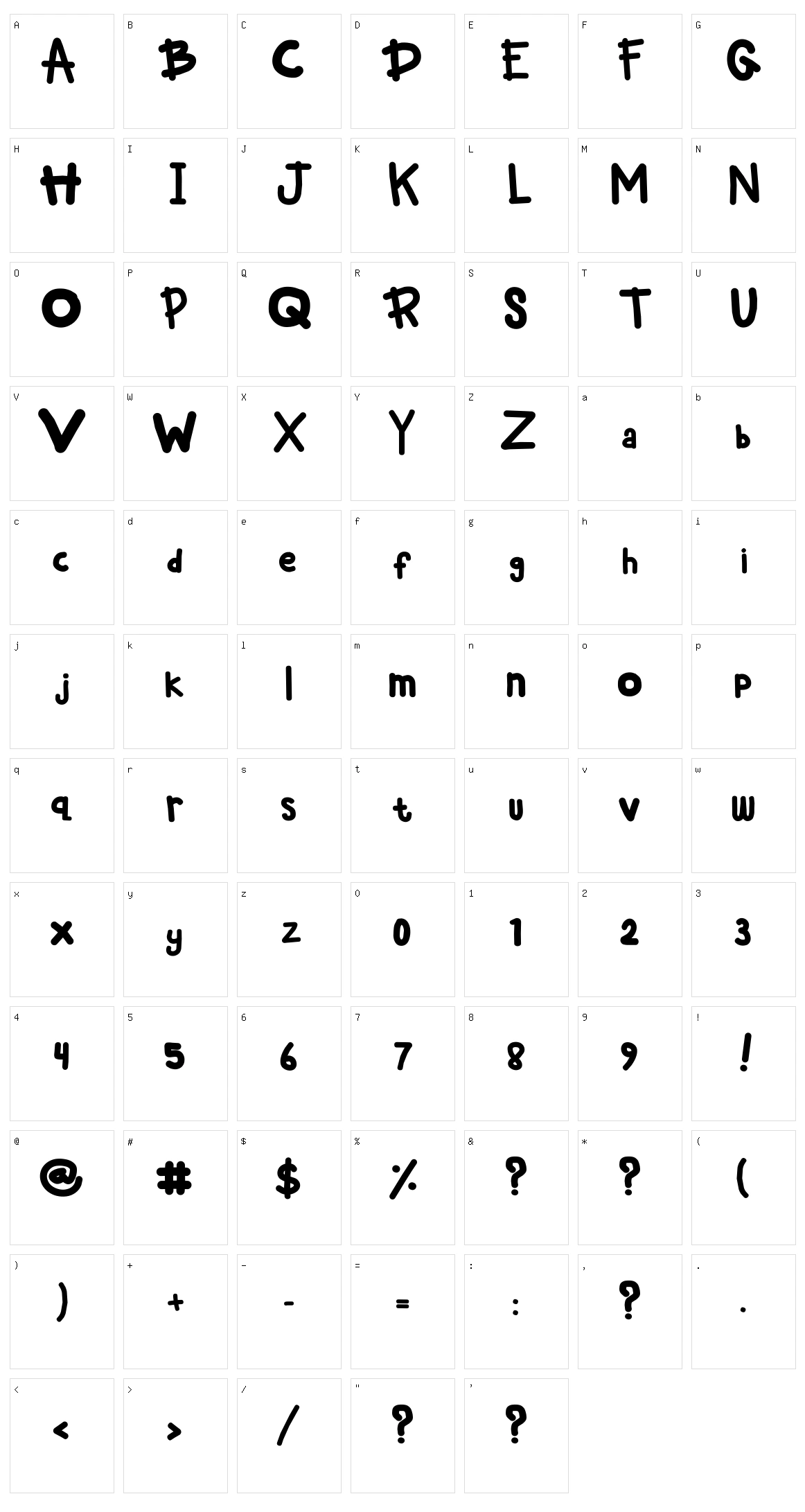 Docallisme HAS 2015 Character Set