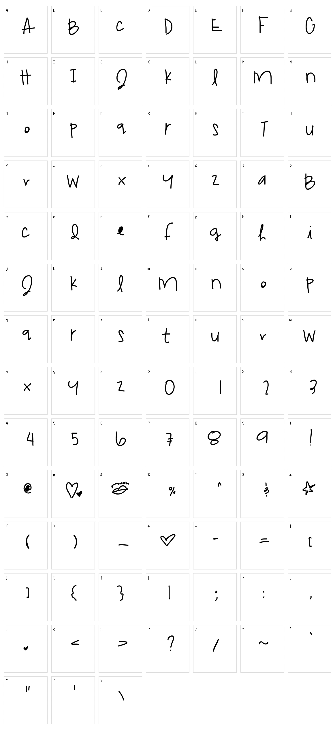 Dream Catcher Character Set