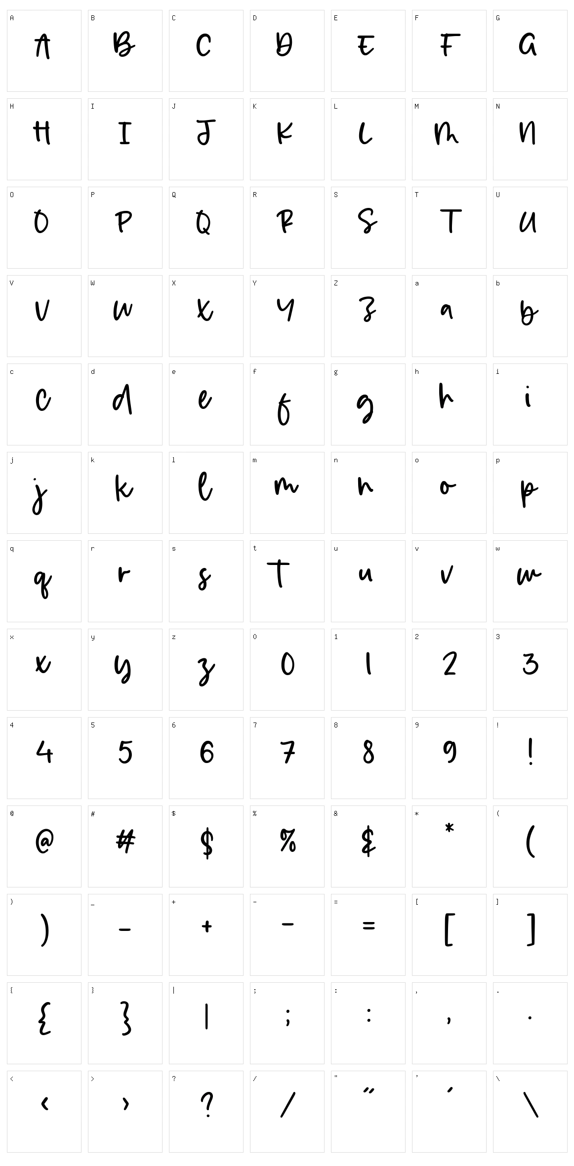 Dreameyes Character Set