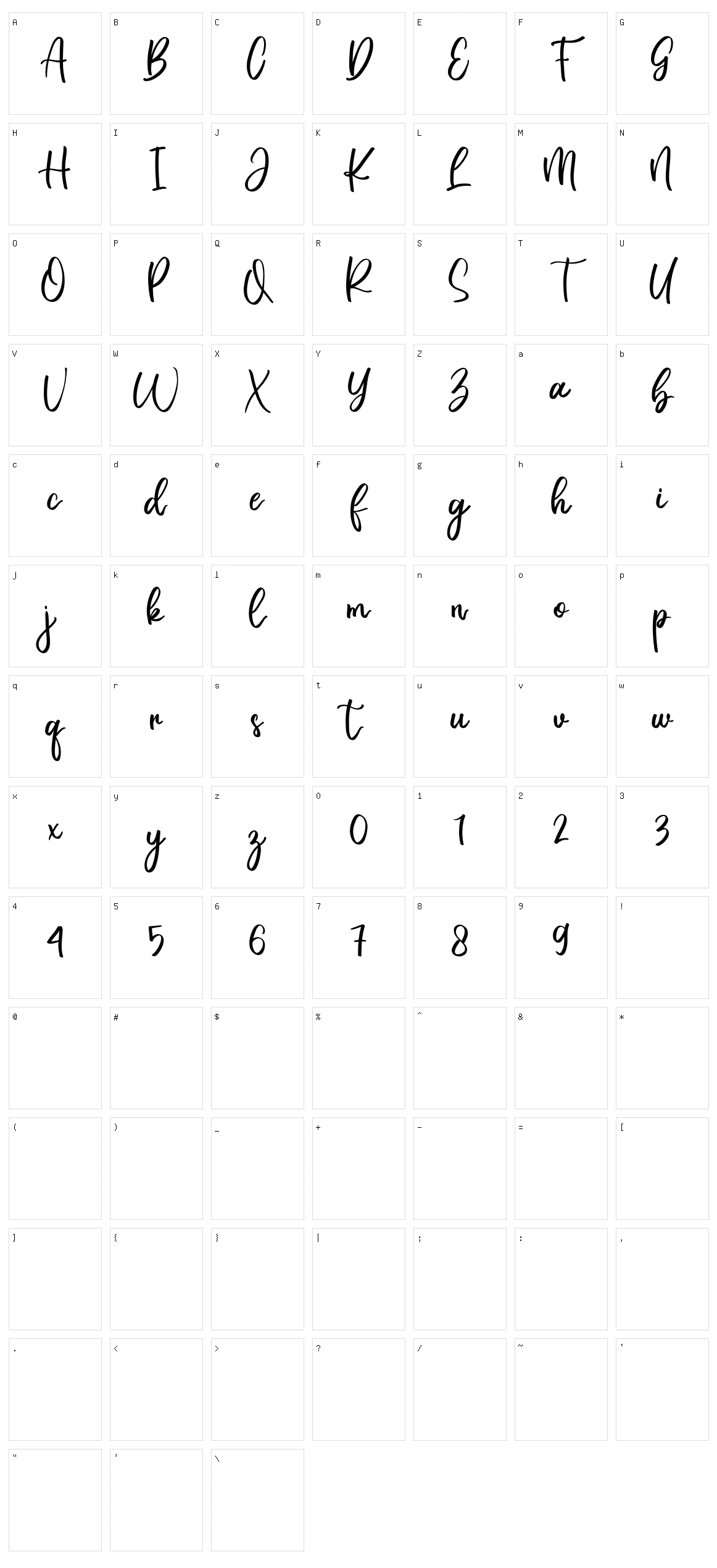 Dreamily Character Set